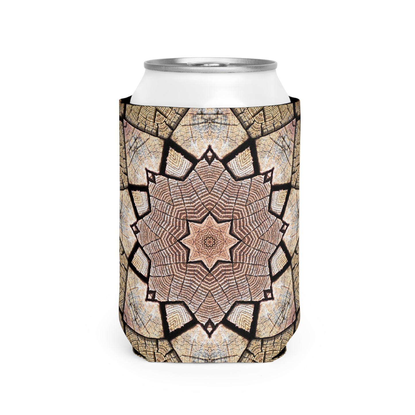 Brown Mandala - Inovax Can Cooler Sleeve