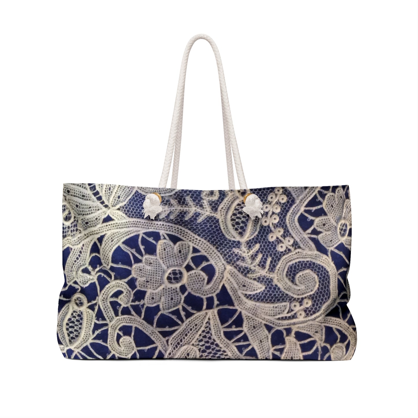 Dorado y Azul - Bolso Weekender Inovax