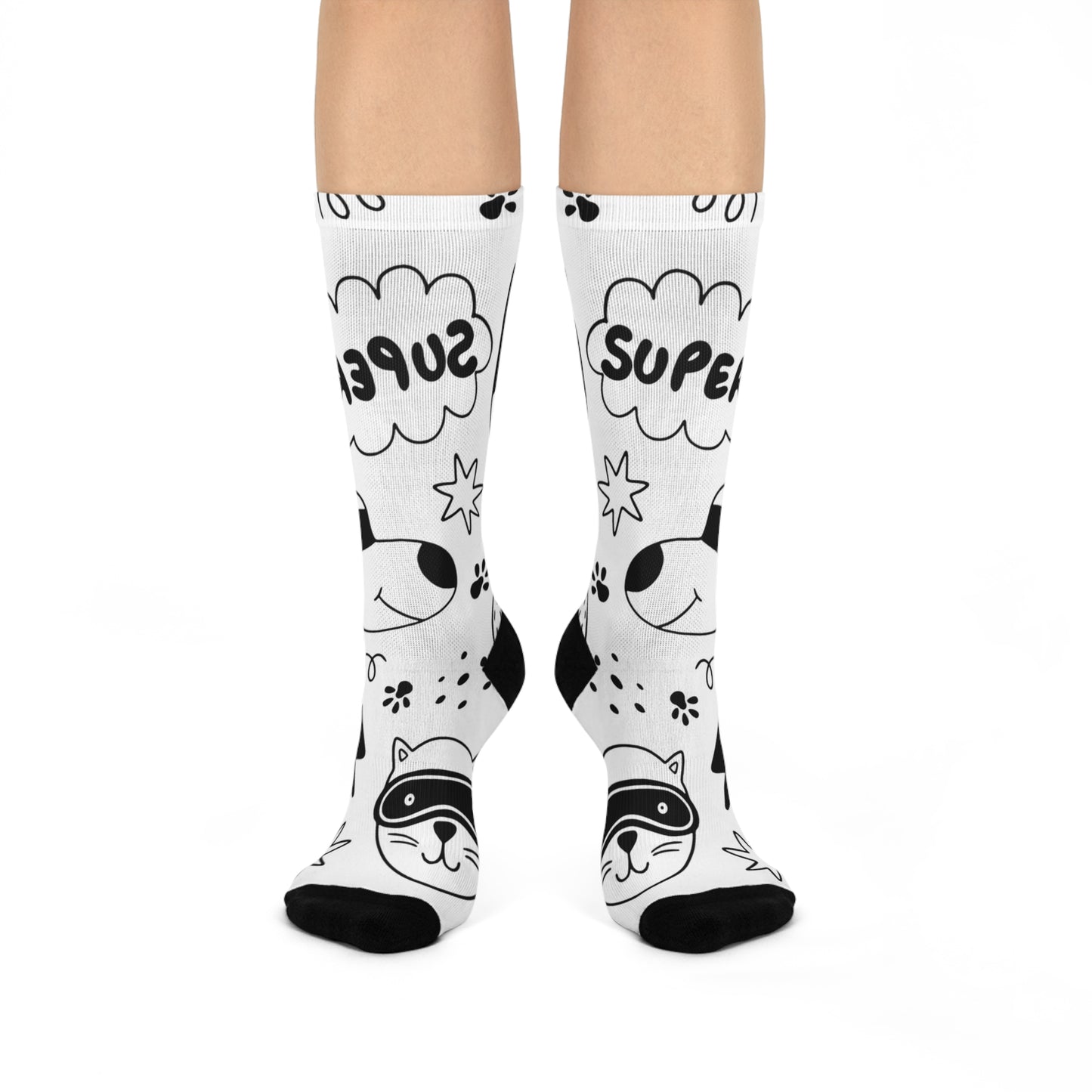 Doodle Dogs &amp; Cats - Chaussettes rembourrées Inovax