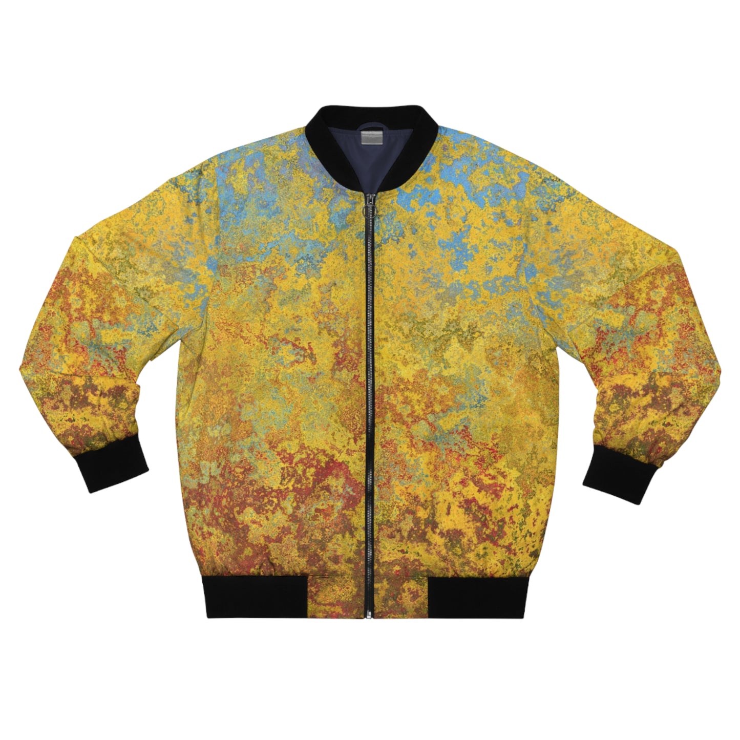 Gold and blue spots - Inovax Men's Bomber Jacket