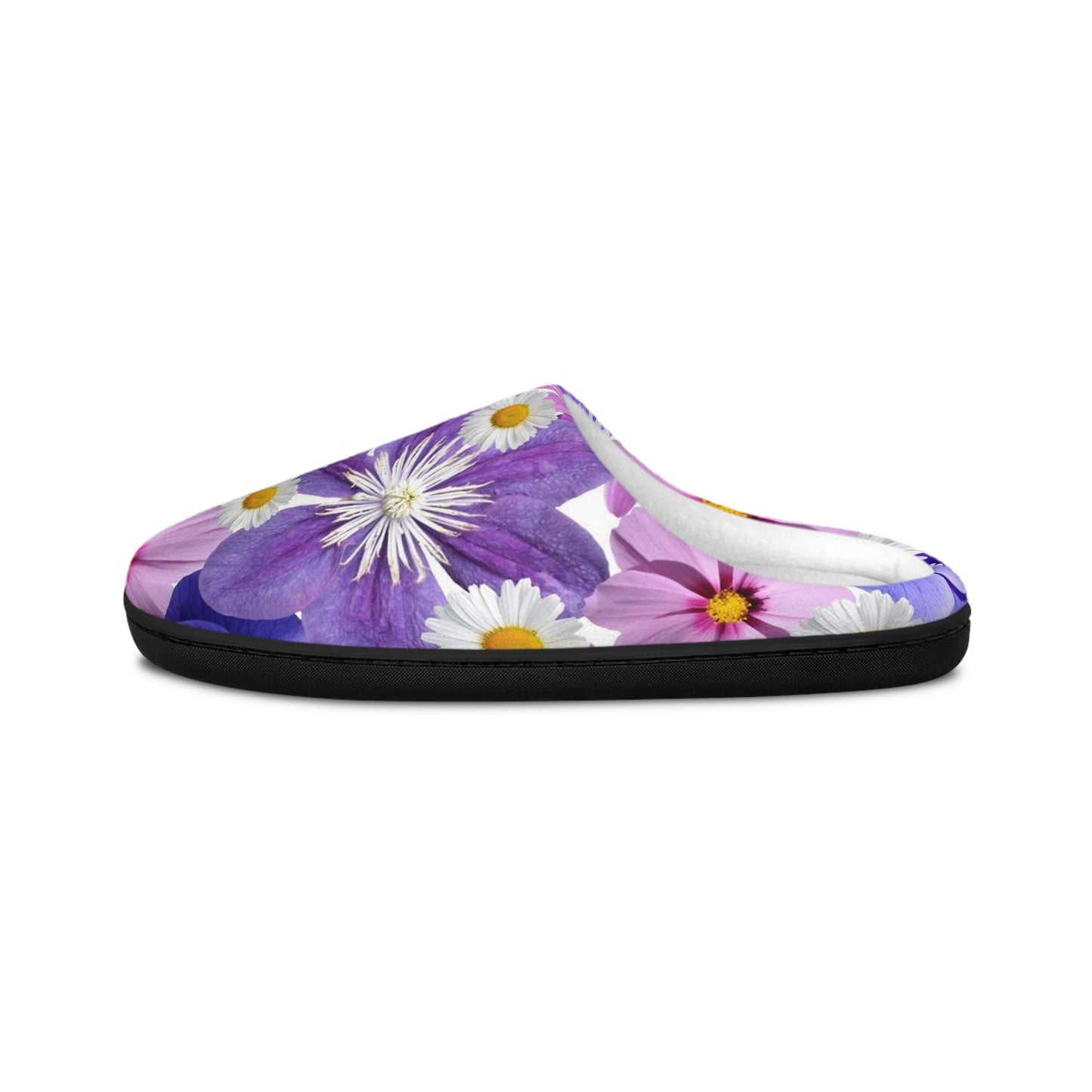 Purple Flowers - Inovax Women's Indoor Slippers