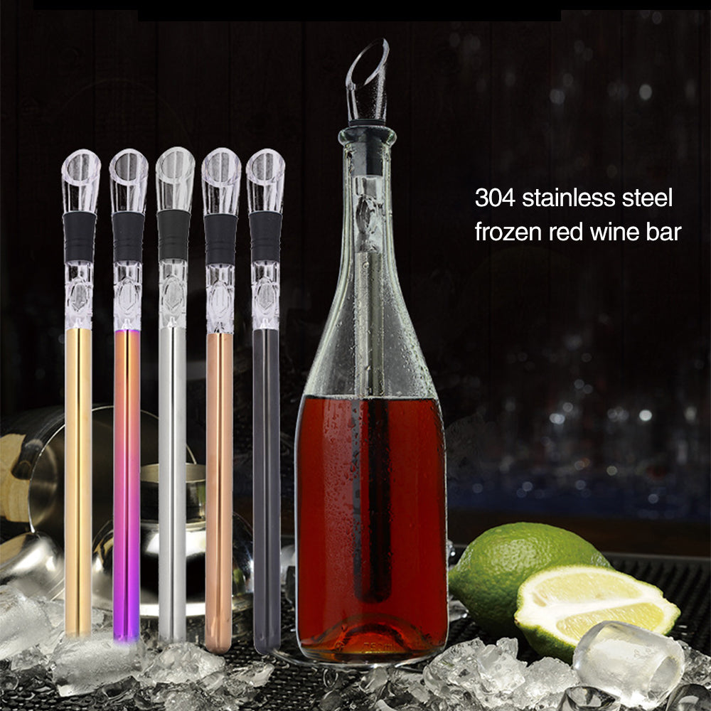 Bâton de refroidissement de bouteille de vin en acier inoxydable, tige de refroidissement de vin étanche, refroidisseur de bière, bâton de congélation de boissons, outils de Bar