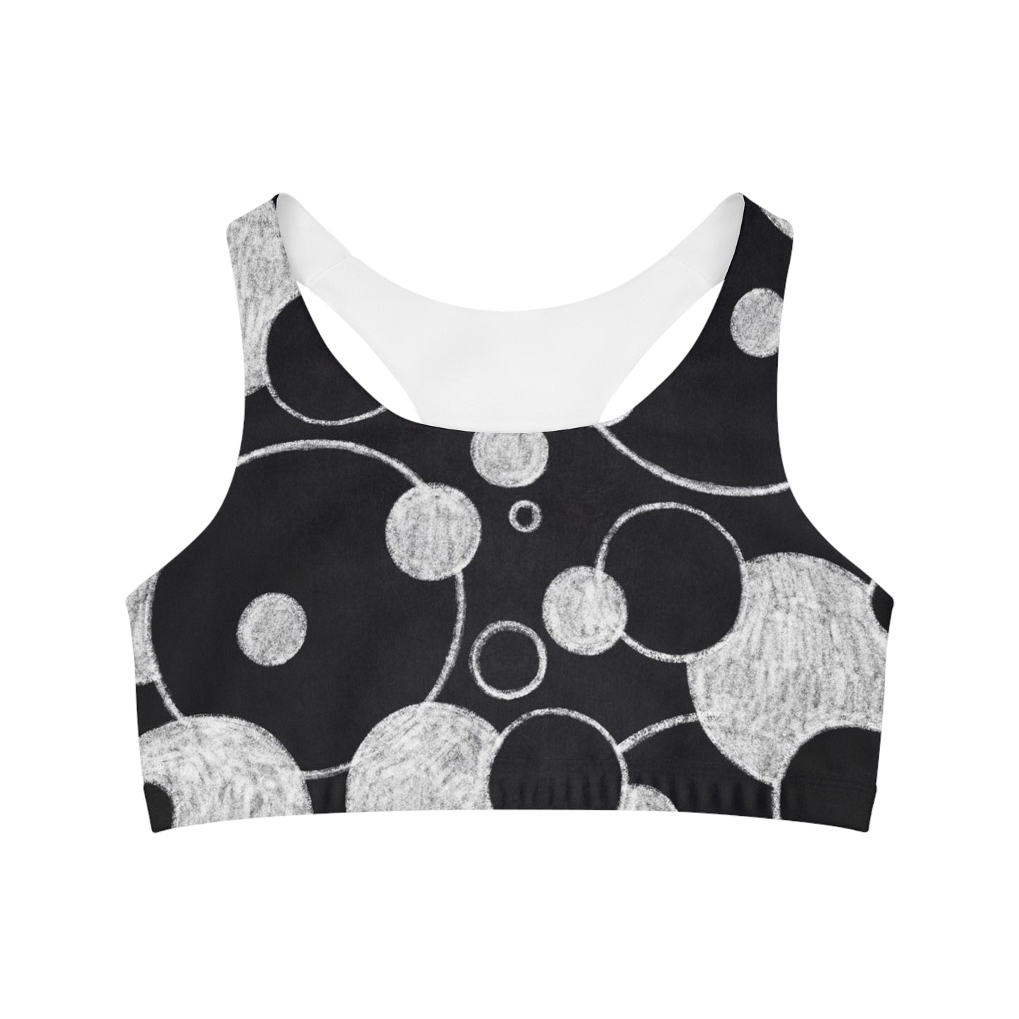 Black Dots - Inovax Seamless Sports Bra