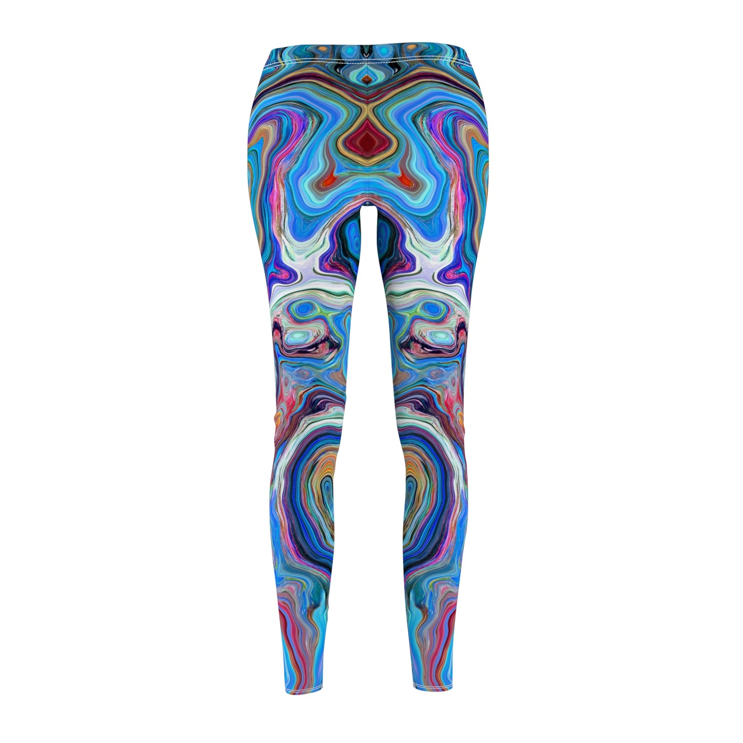 Trippy Liquid - Leggings casuales de corte y costura de mujer Inovax