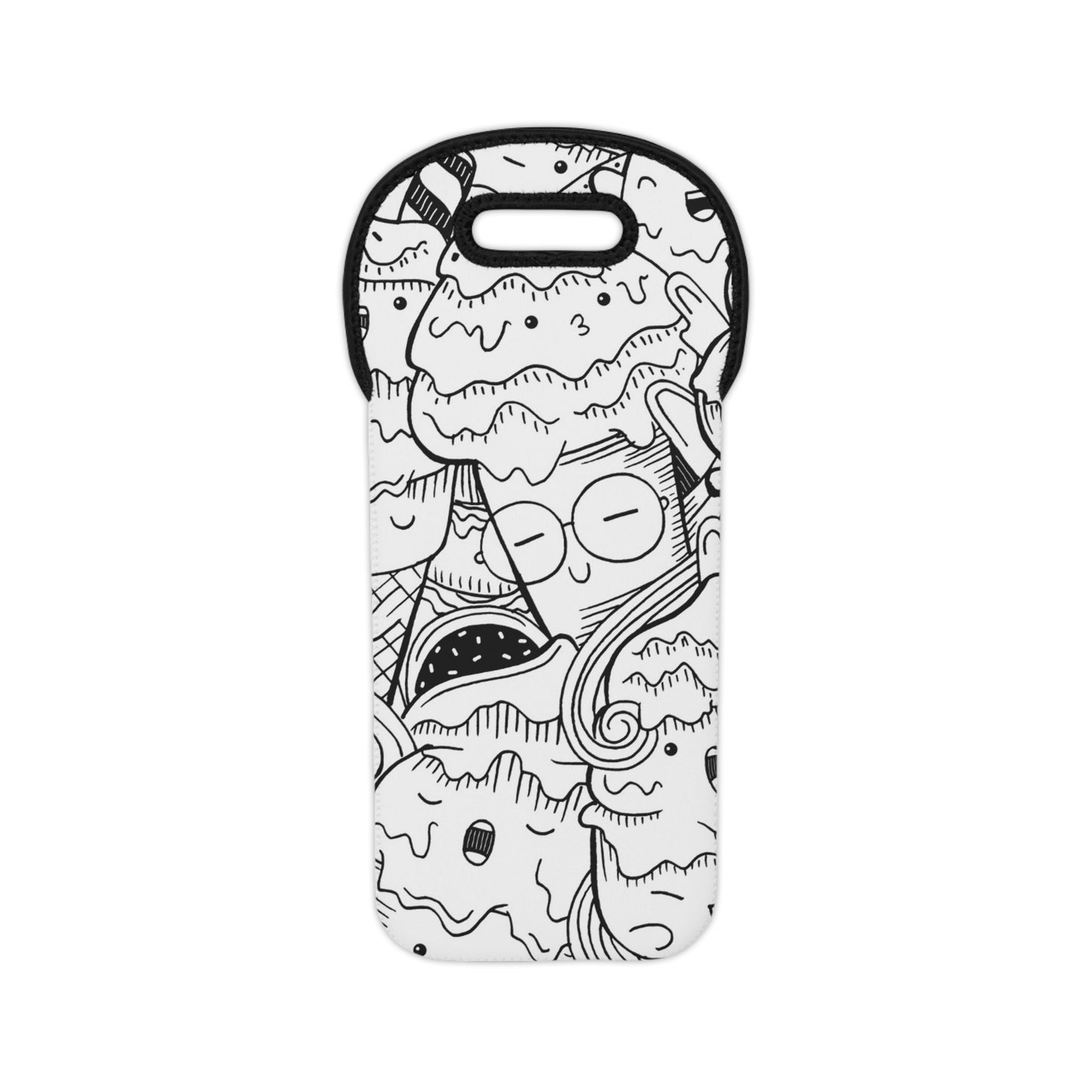 Doodle Icecream - Inovax Wine Tote Bag