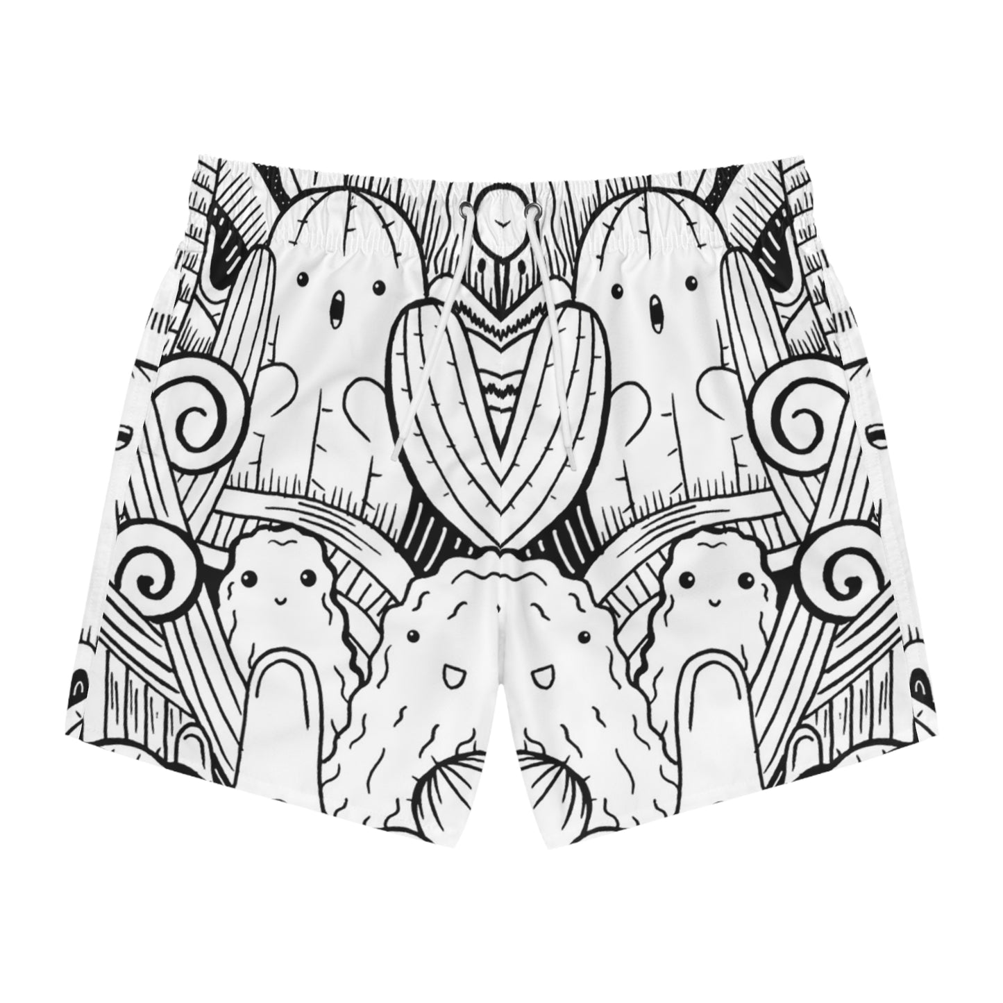 Doodle Cactus - Inovax Swim Trunks