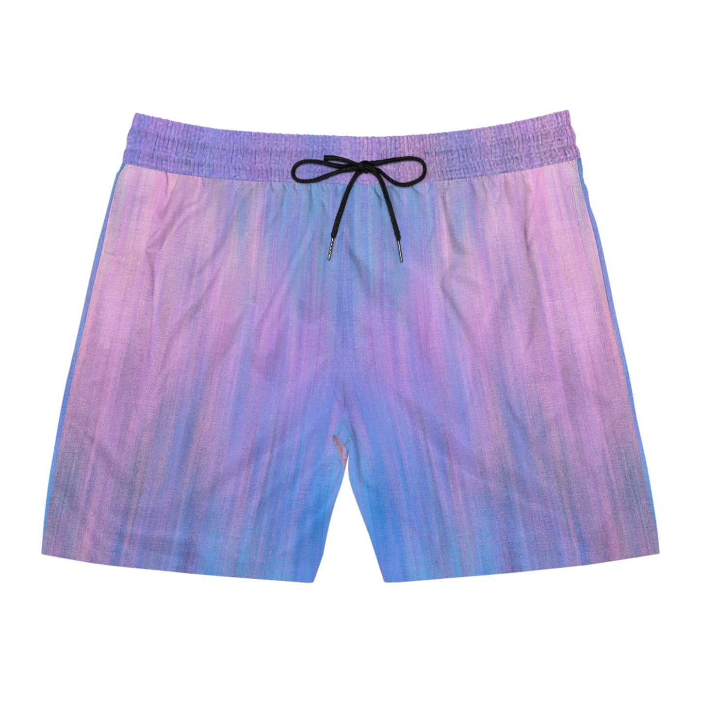 Blue & Purple Metalic - Inovax Men's Mid-Length Swim Shorts