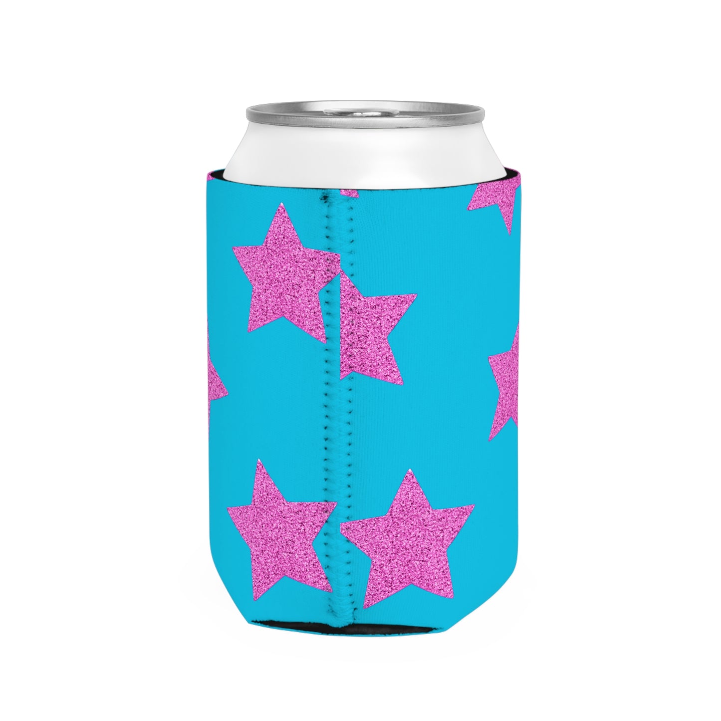 Pink Stars - Inovax Can Cooler Sleeve