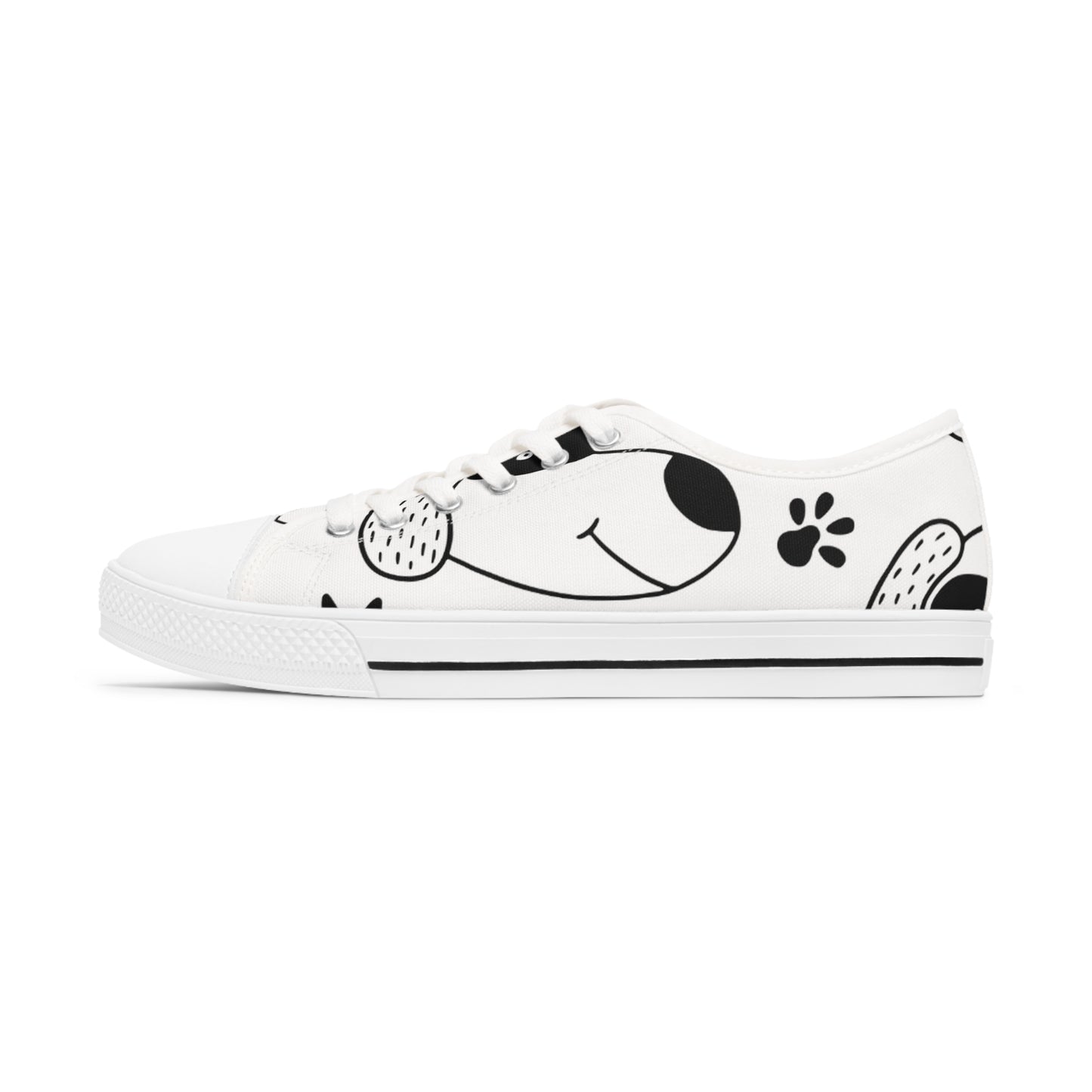 Doodle Dogs & Cats - Inovax Woman's Low Top Sneakers