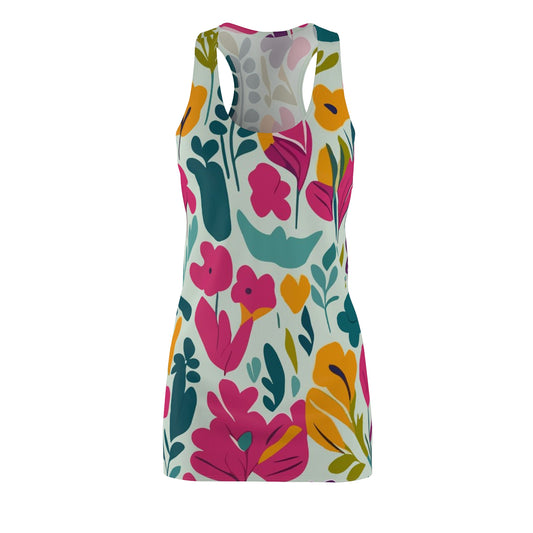 Light flowers - Inovax Women's Cut & Sew Racerback Dress