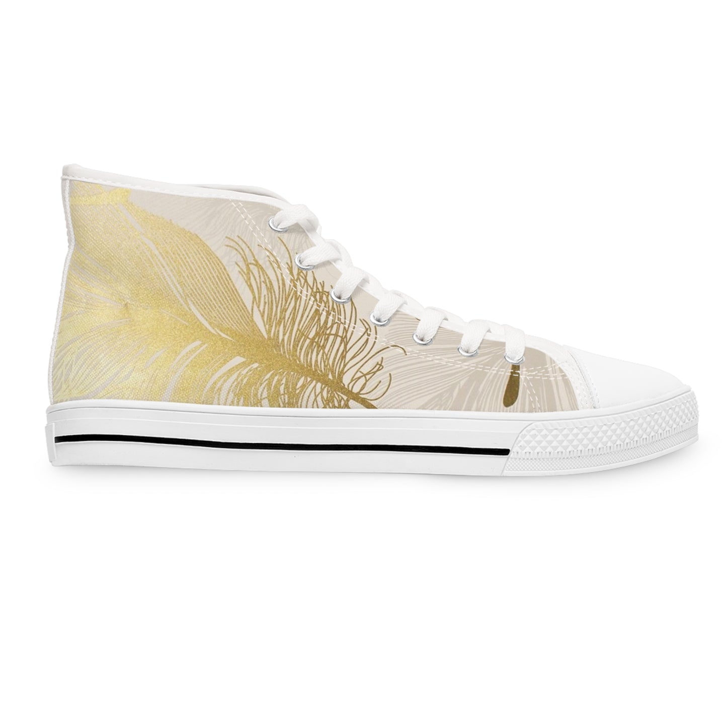 Golden Feathers - Baskets montantes Inovax pour femme