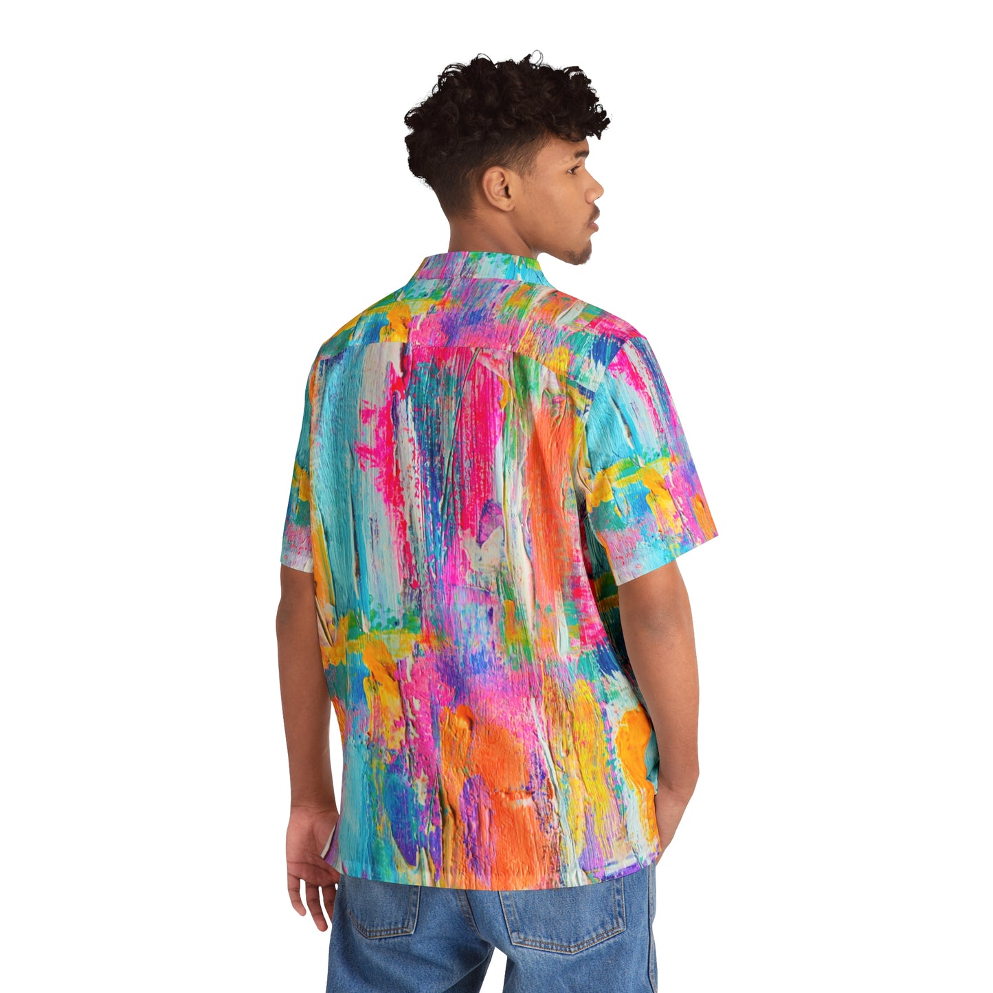 Colores pastel - Camisa hawaiana para hombre Inovax