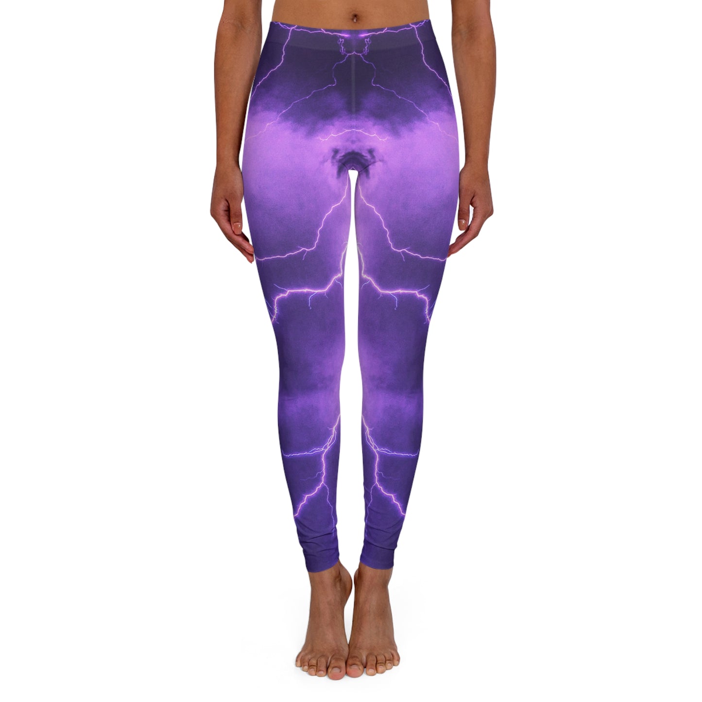 Trueno eléctrico - Leggings de spandex para mujer Inovax