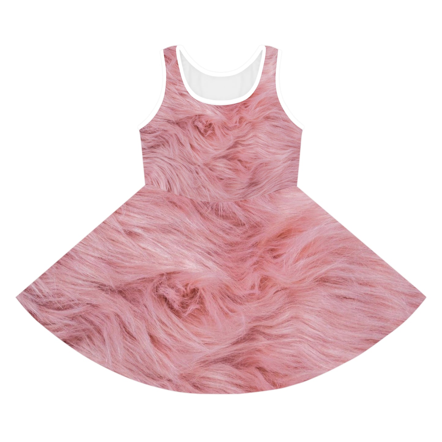 Pink Teddy - Inovax Girl's Sleeveless Sundress