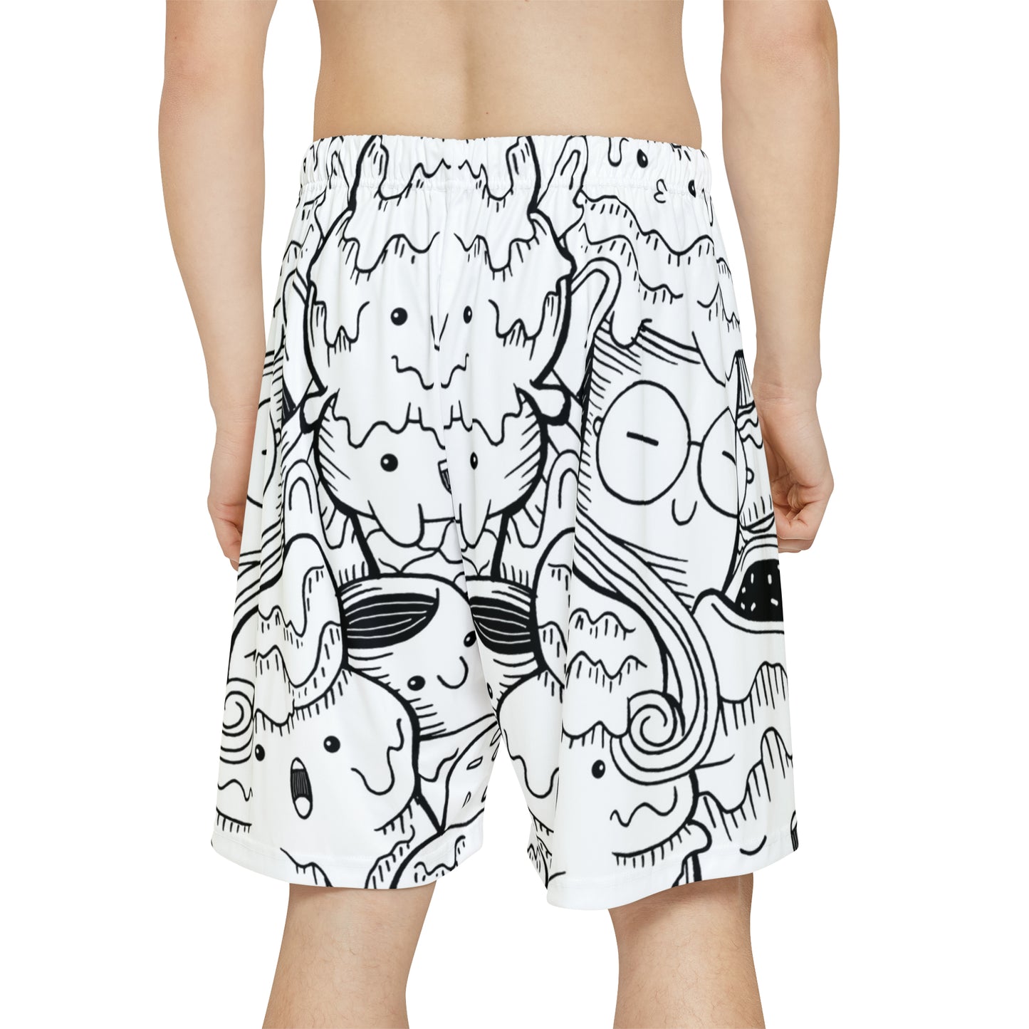 Doodle Icecream - Inovax Men’s Sports Shorts