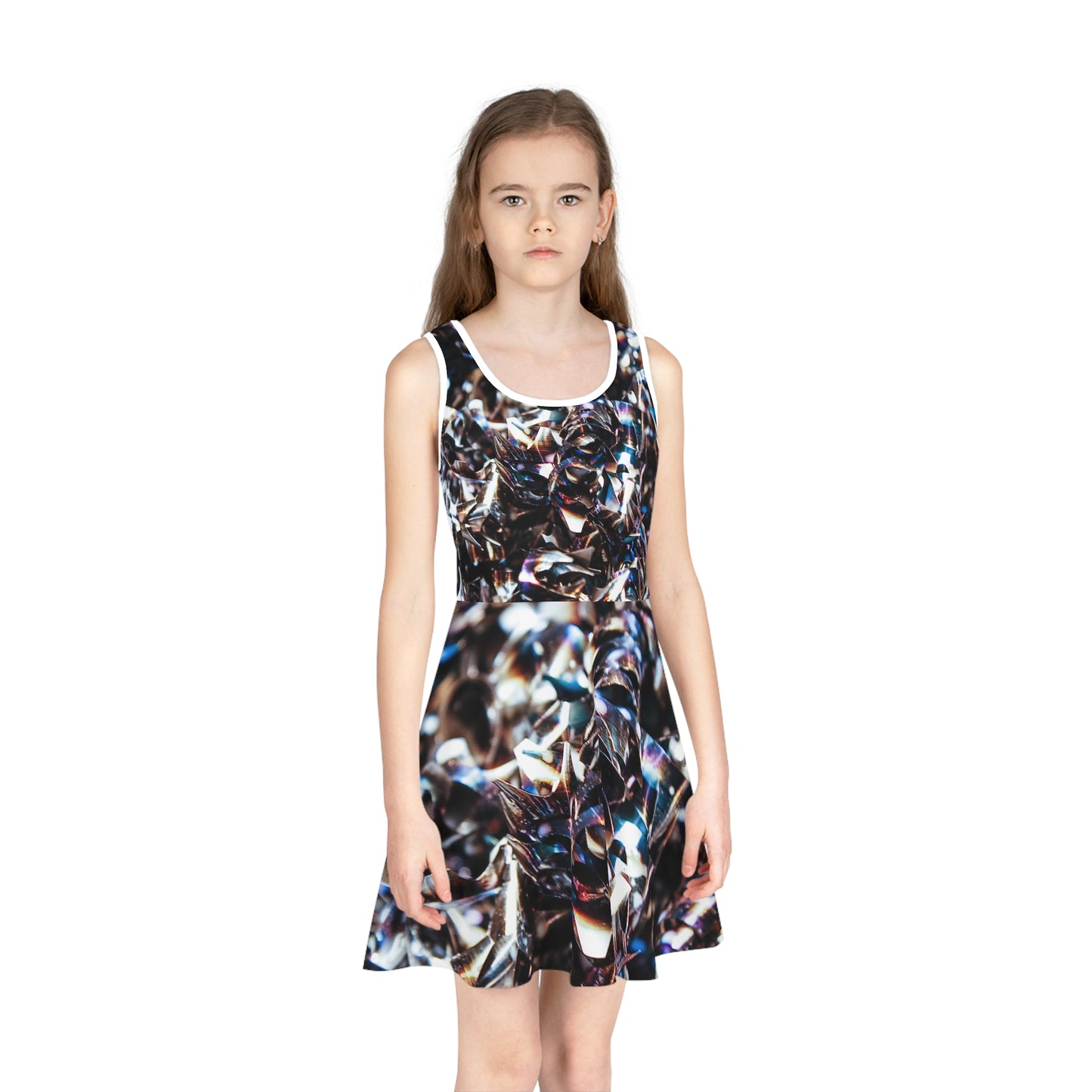 Liquid Metalic - Inovax Girl's Sleeveless Sundress