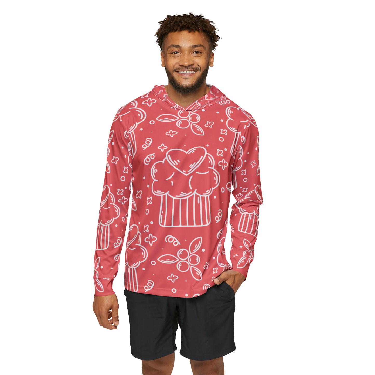 Doodle Pancake - Sudadera con capucha deportiva de calentamiento para hombre