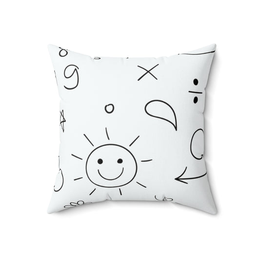 Dooddle - Inovax Spun Polyester Square Pillow