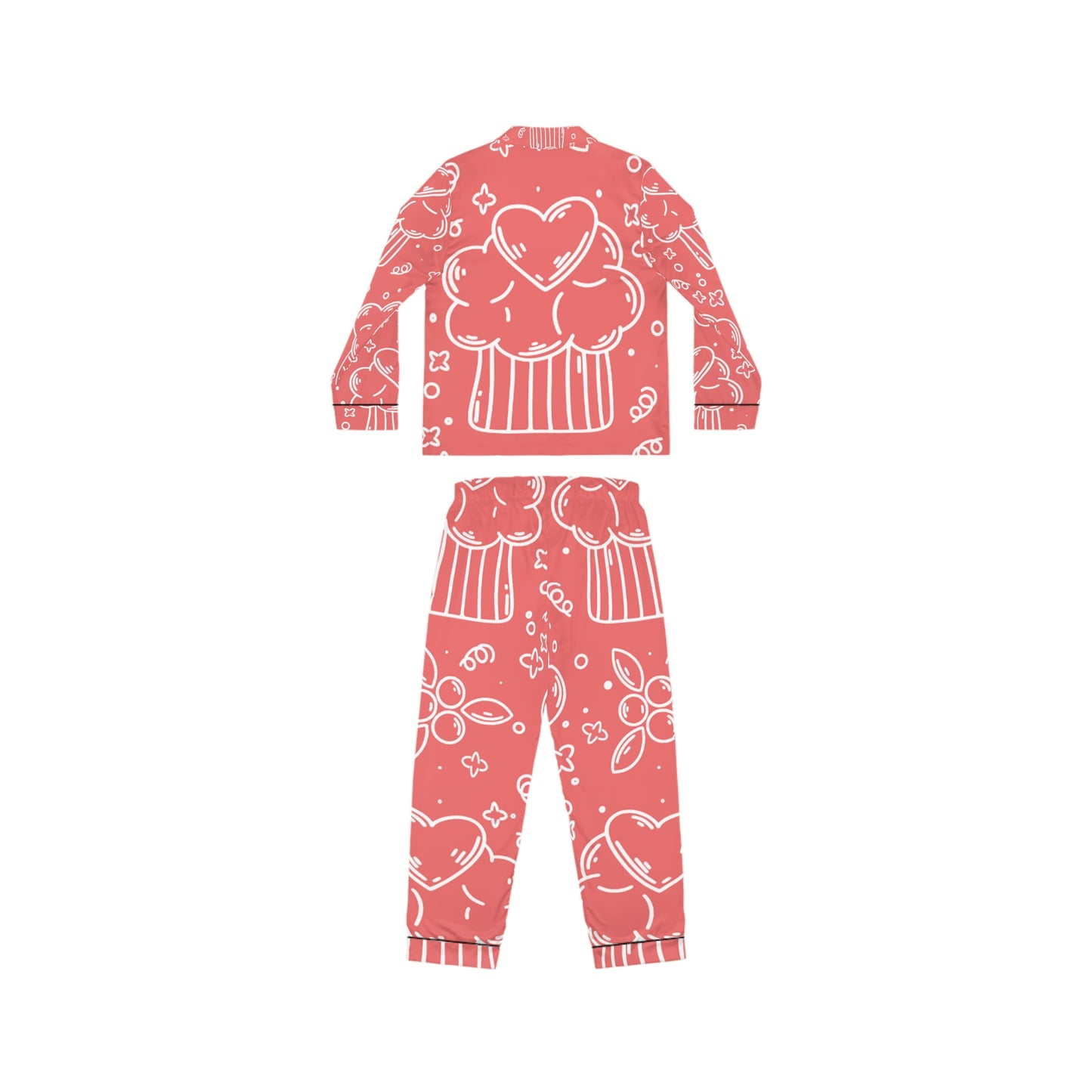 Doodle Pancake - Inovax Women's Satin Pajamas