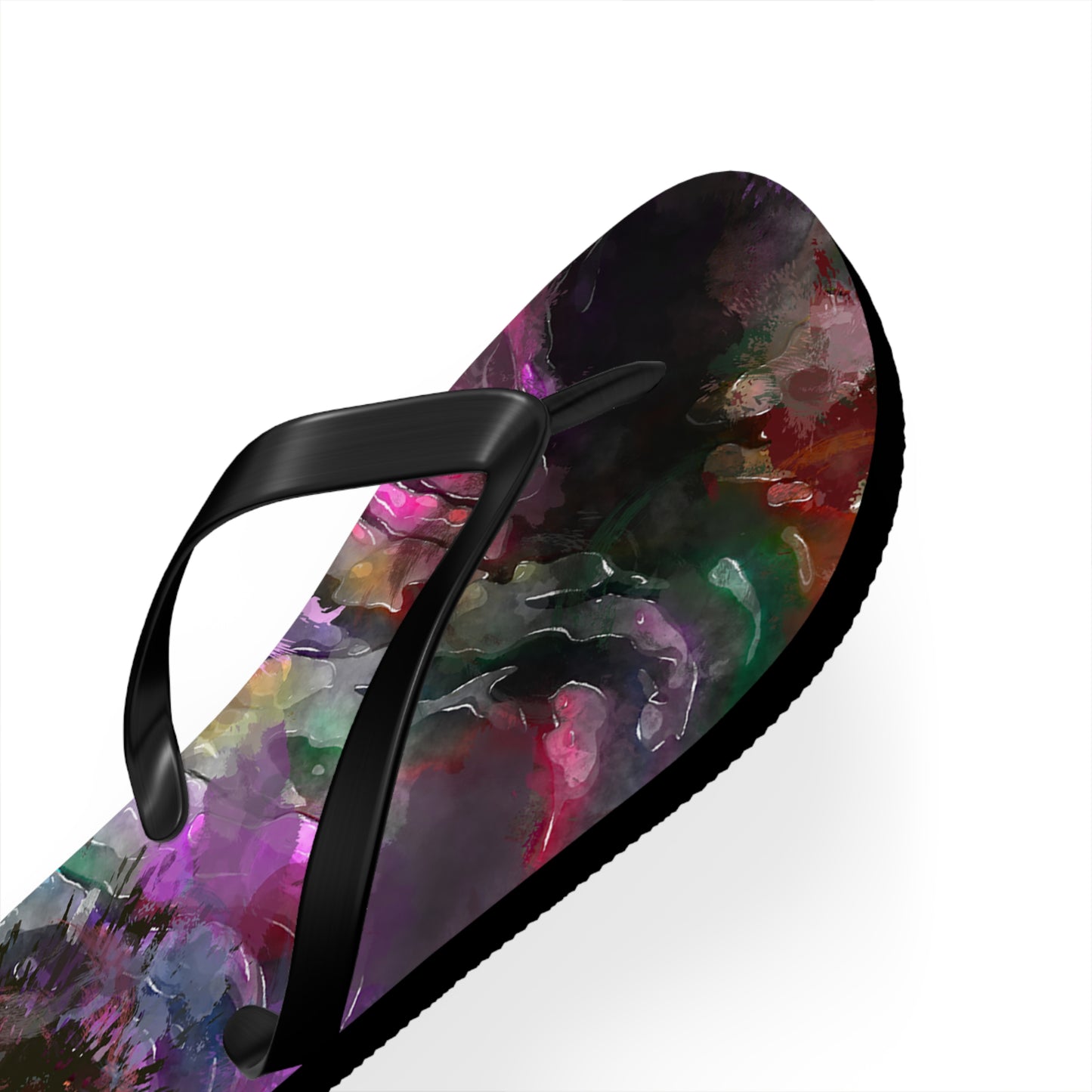 Purple Painting - Inovax Flip Flops