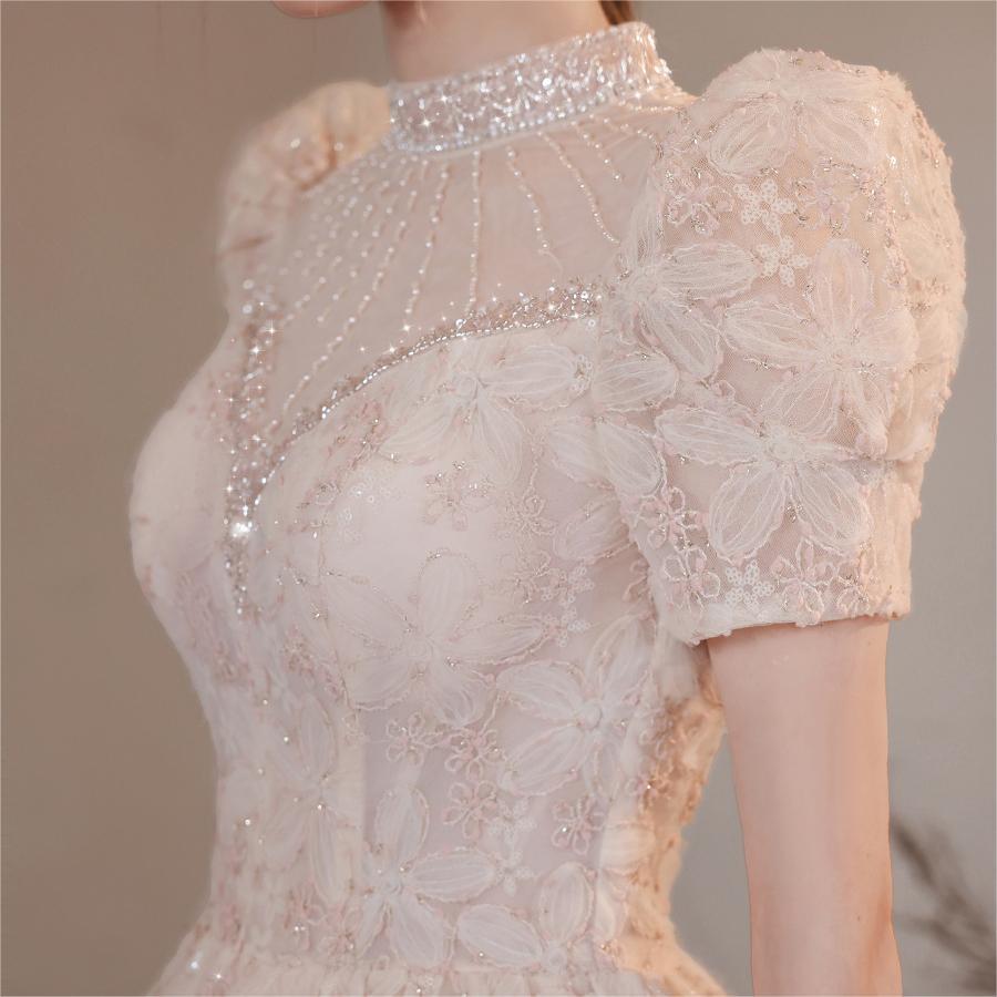 Lace Toast Clothing Light Luxury Small Puff Sleeve