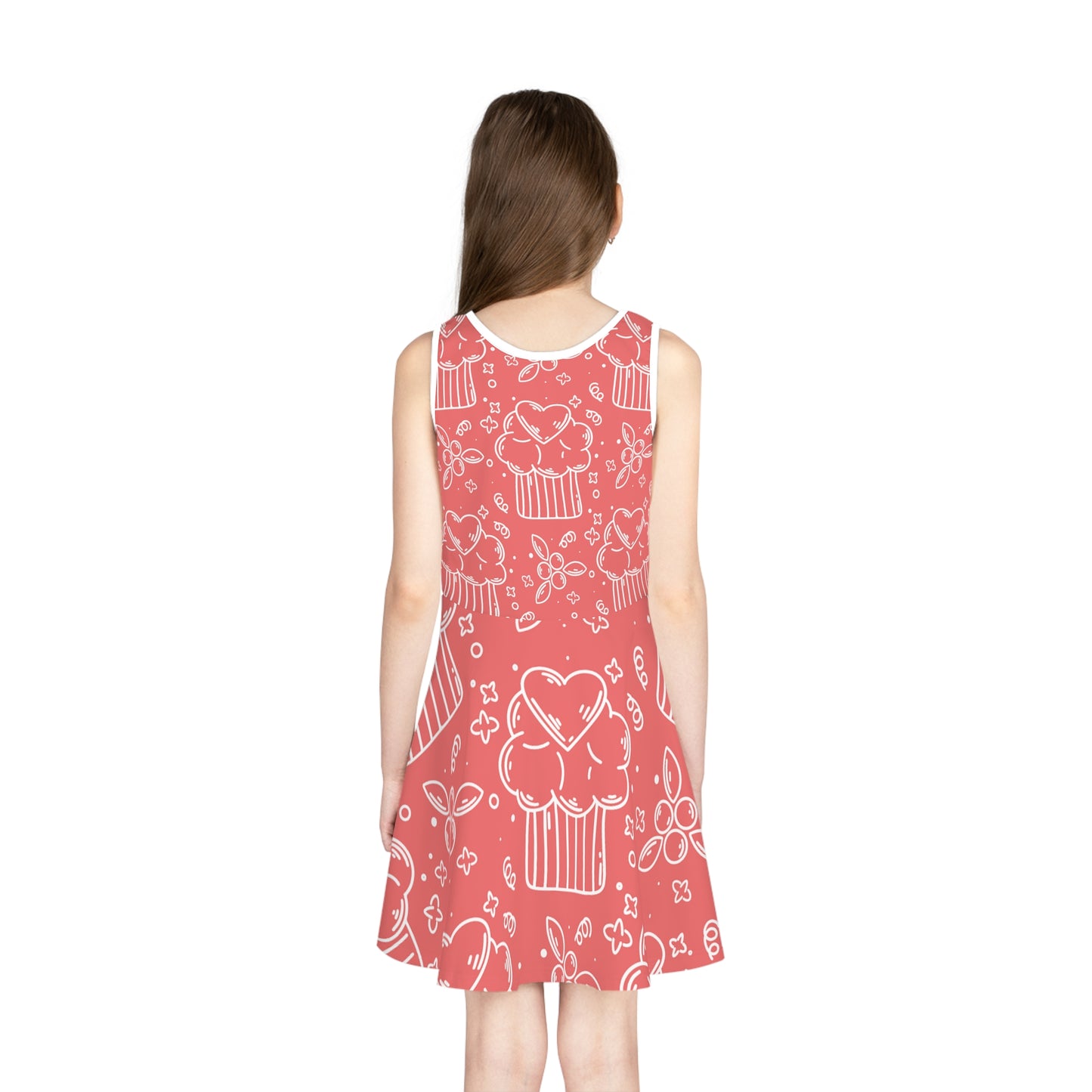 Doodle Pancake - Inovax Girl's Sleeveless Sundress