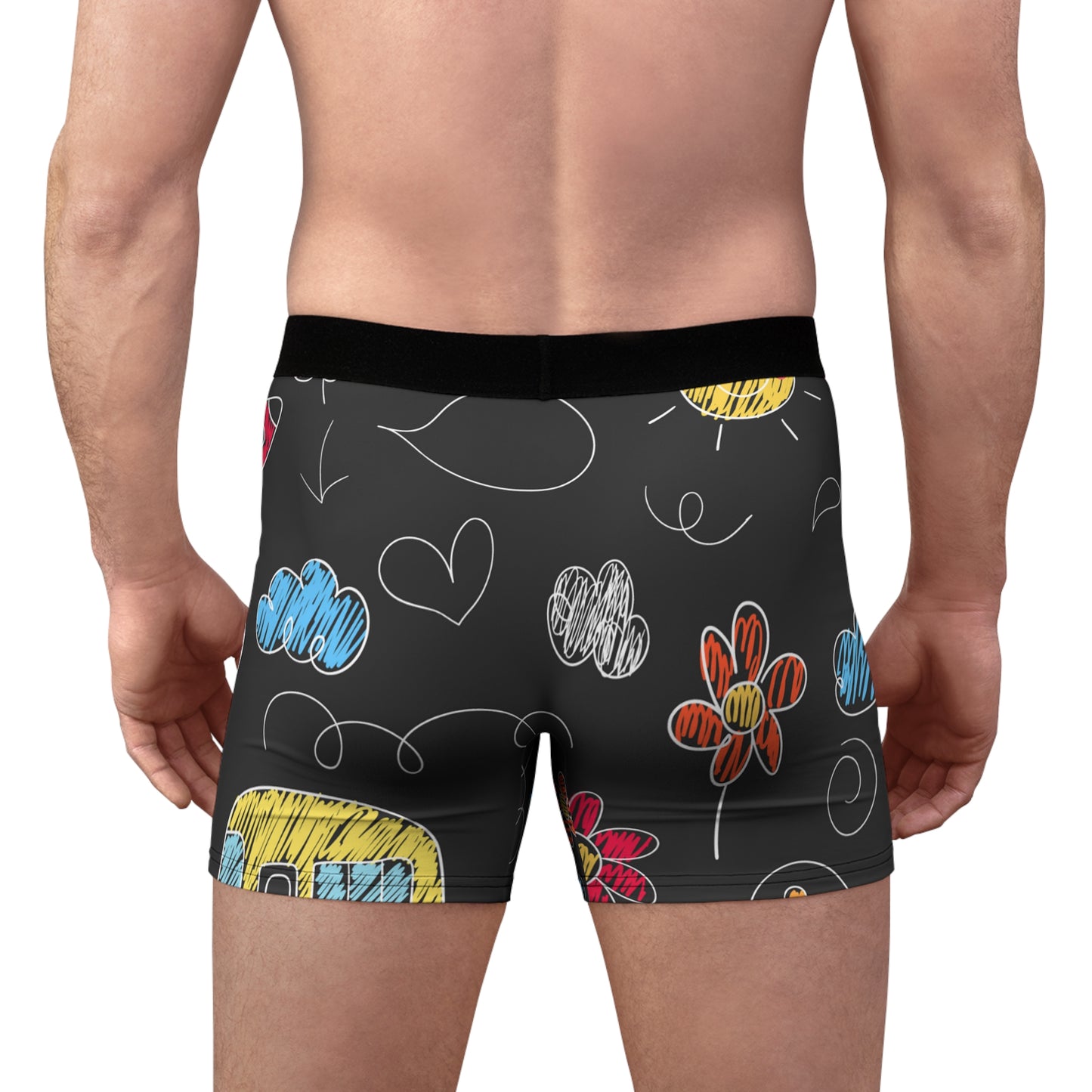 Kids Doodle Playground - Calzoncillos tipo bóxer para hombre Inovax