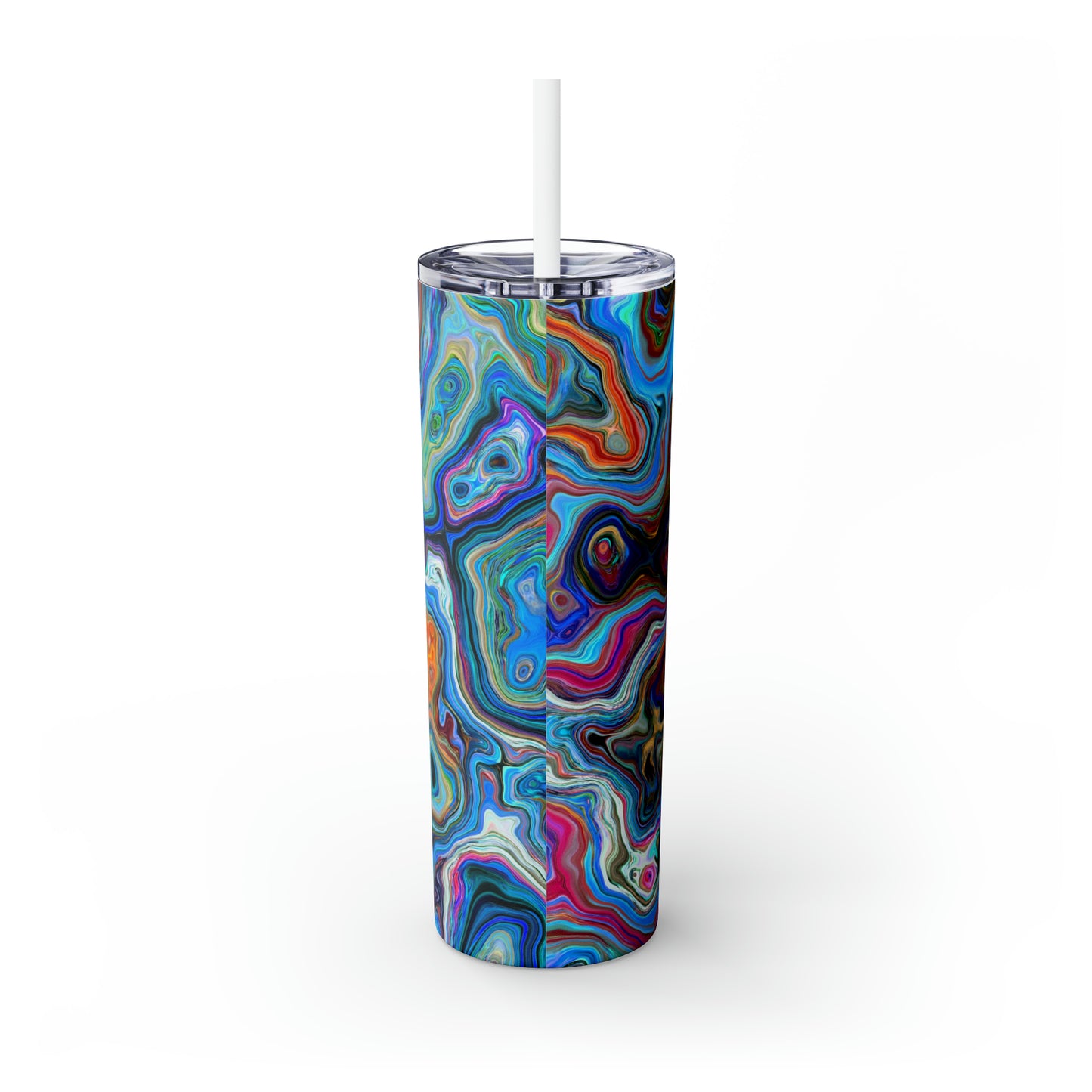 Trippy Liquid - Inovax Maars® Skinny Tumbler with Straw 20oz