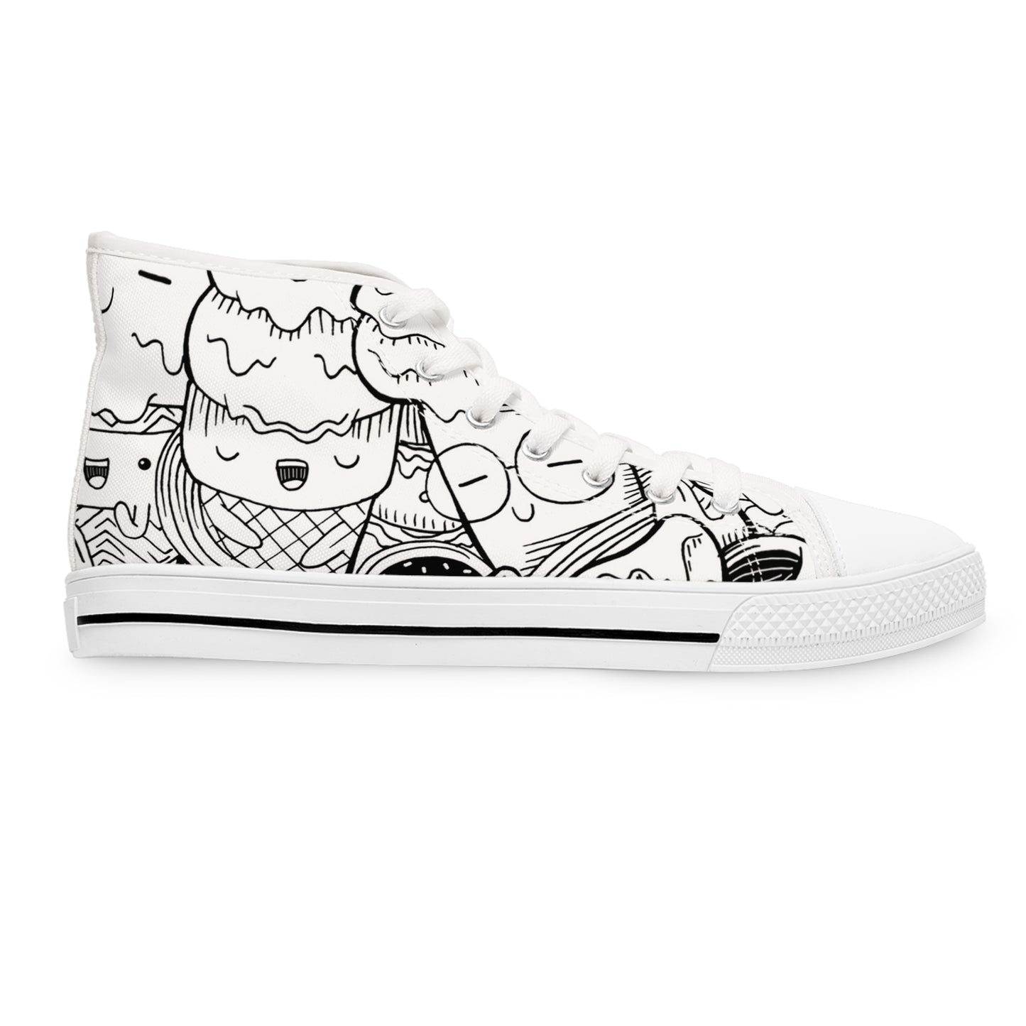 Doodle Icecream - Zapatillas altas Inovax para mujer