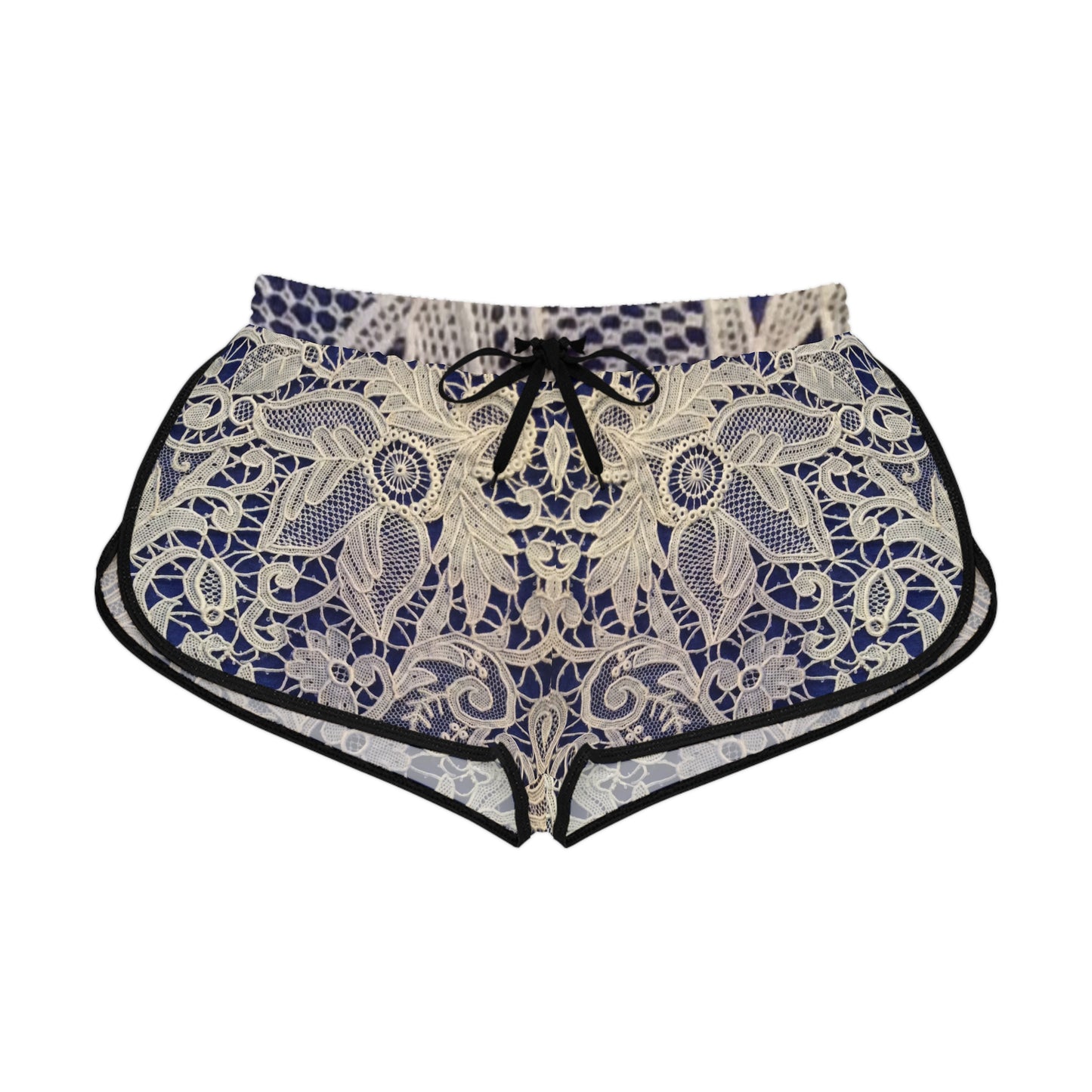 Dorado y Azul - Shorts Relaxed Mujer Inovax