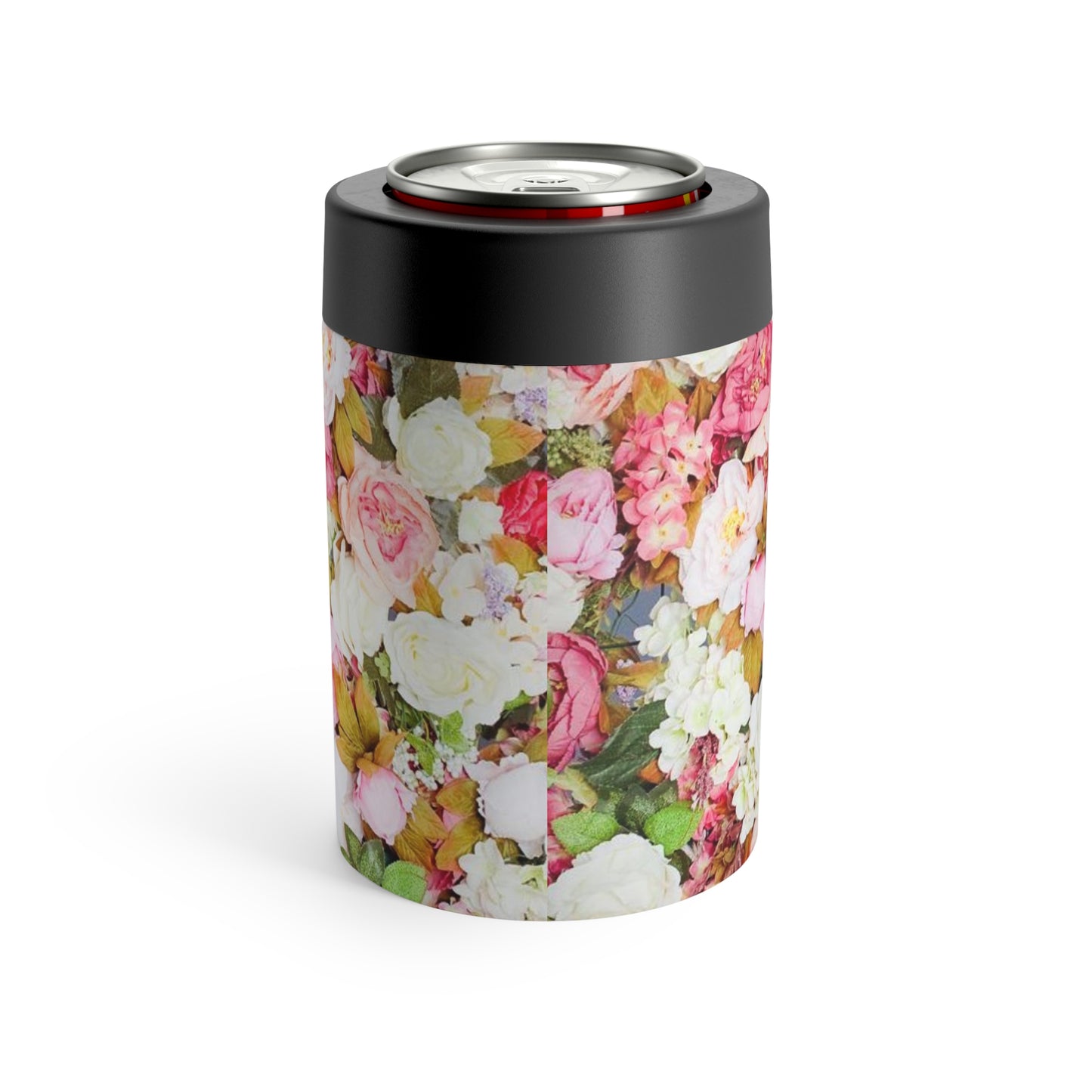 Pink Flowers - Inovax Can Holder