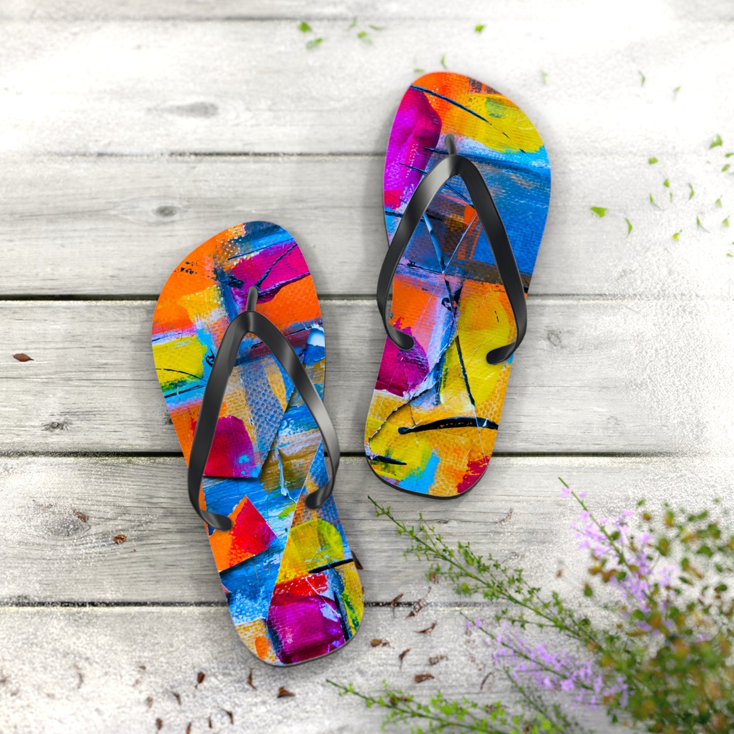 Square Colors - Inovax Flip Flops