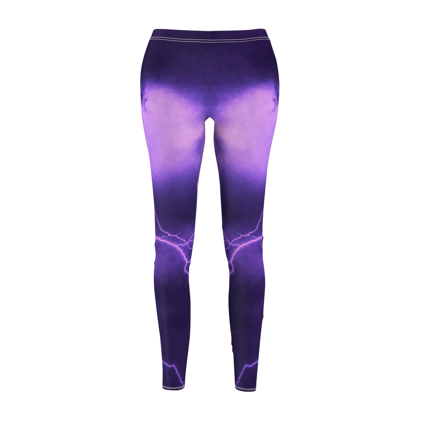 Electric Thunder - Leggings casuales de corte y costura de mujer Inovax