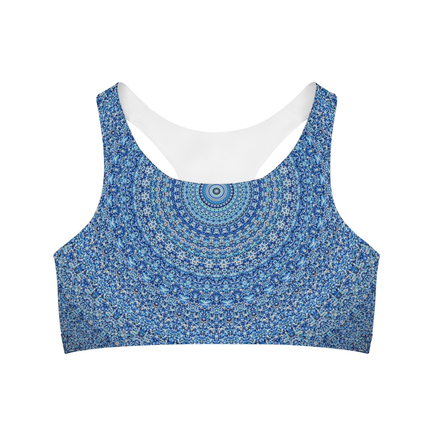 Blue Mandala - Inovax Seamless Sports Bra