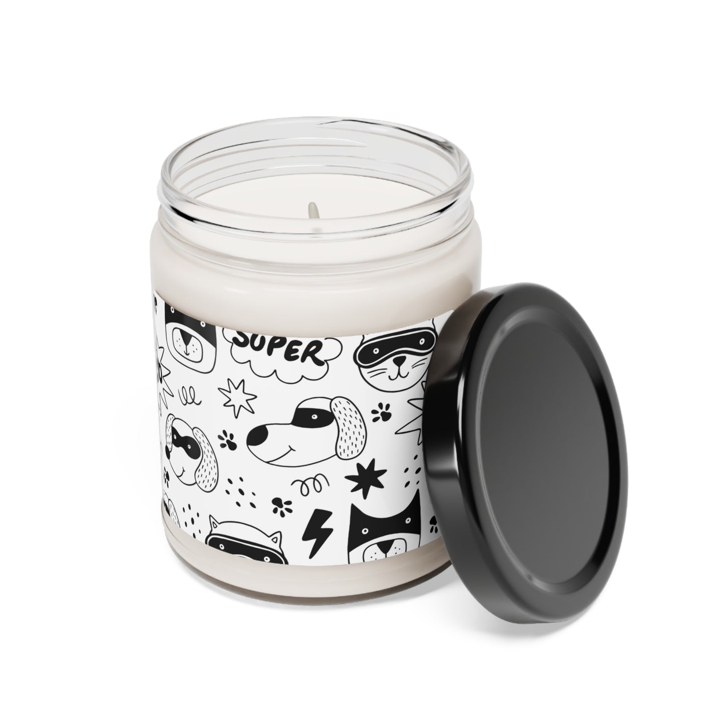 Doodle Dogs &amp; Cats - Bougie de soja parfumée Inovax 9oz