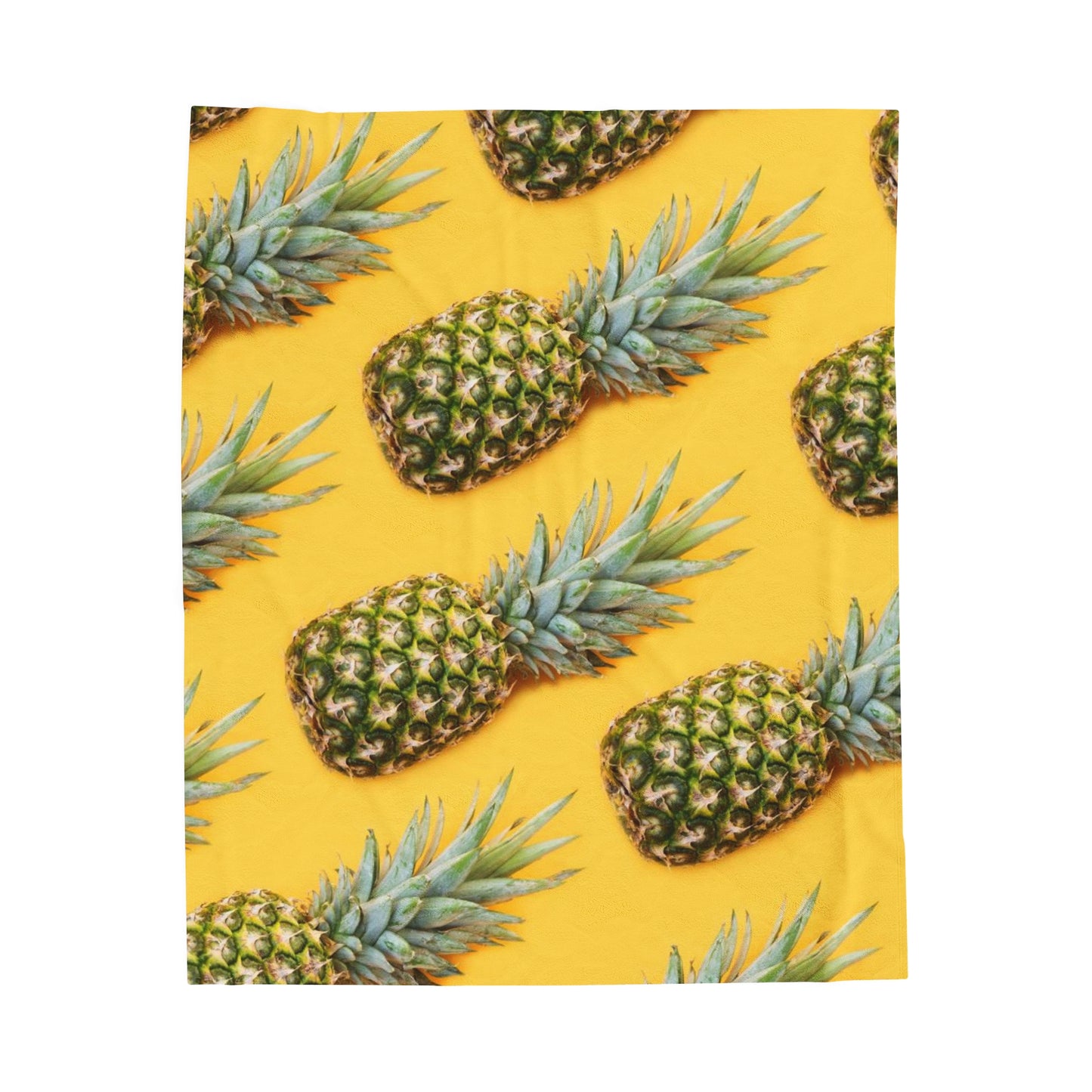 Ananas - Couverture en peluche Inovax Velveteen