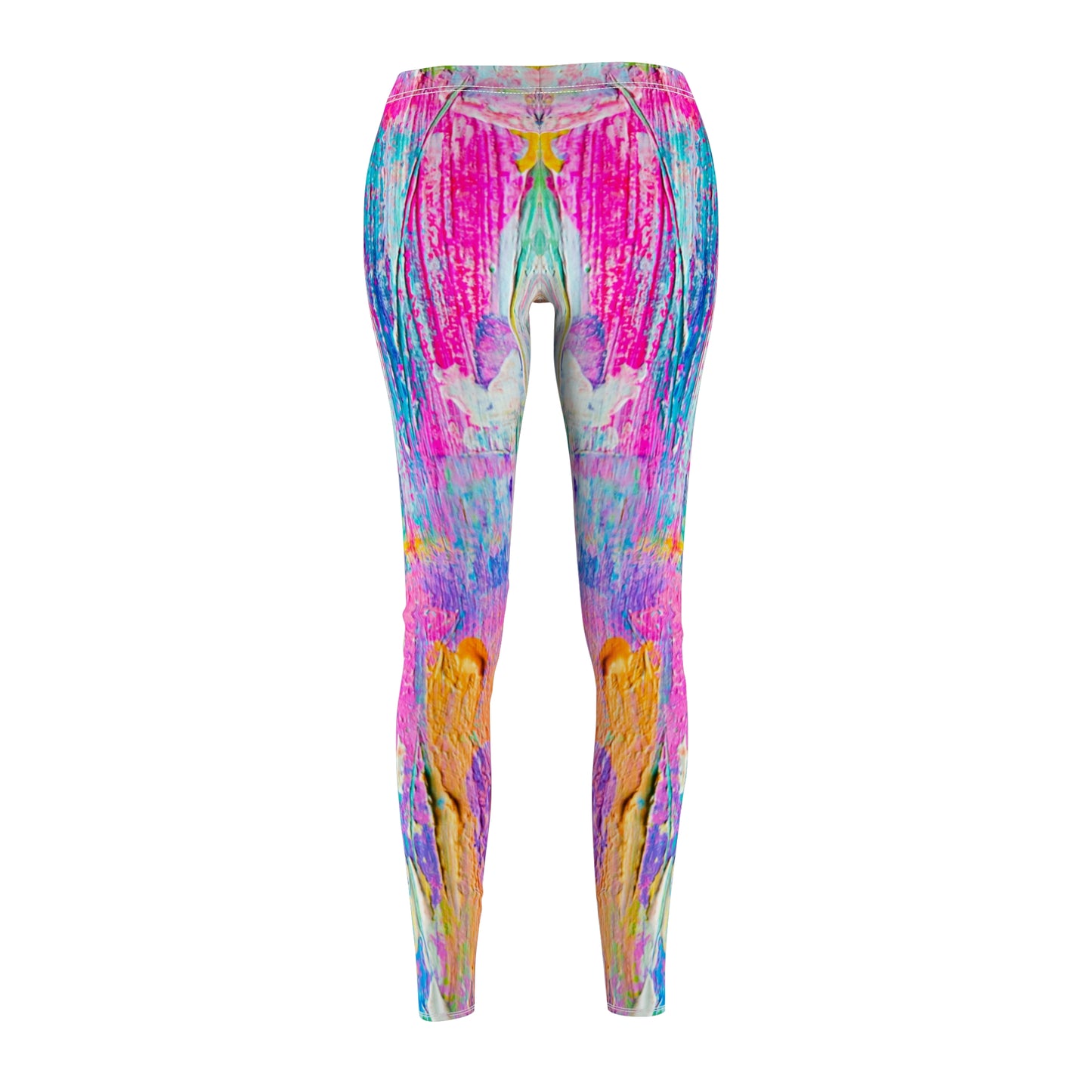 Colores pastel - Inovax Leggings casuales cortados y cosidos para mujer