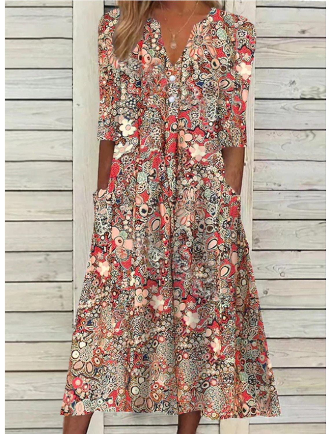 Vestido de fiesta informal a la moda para mujer