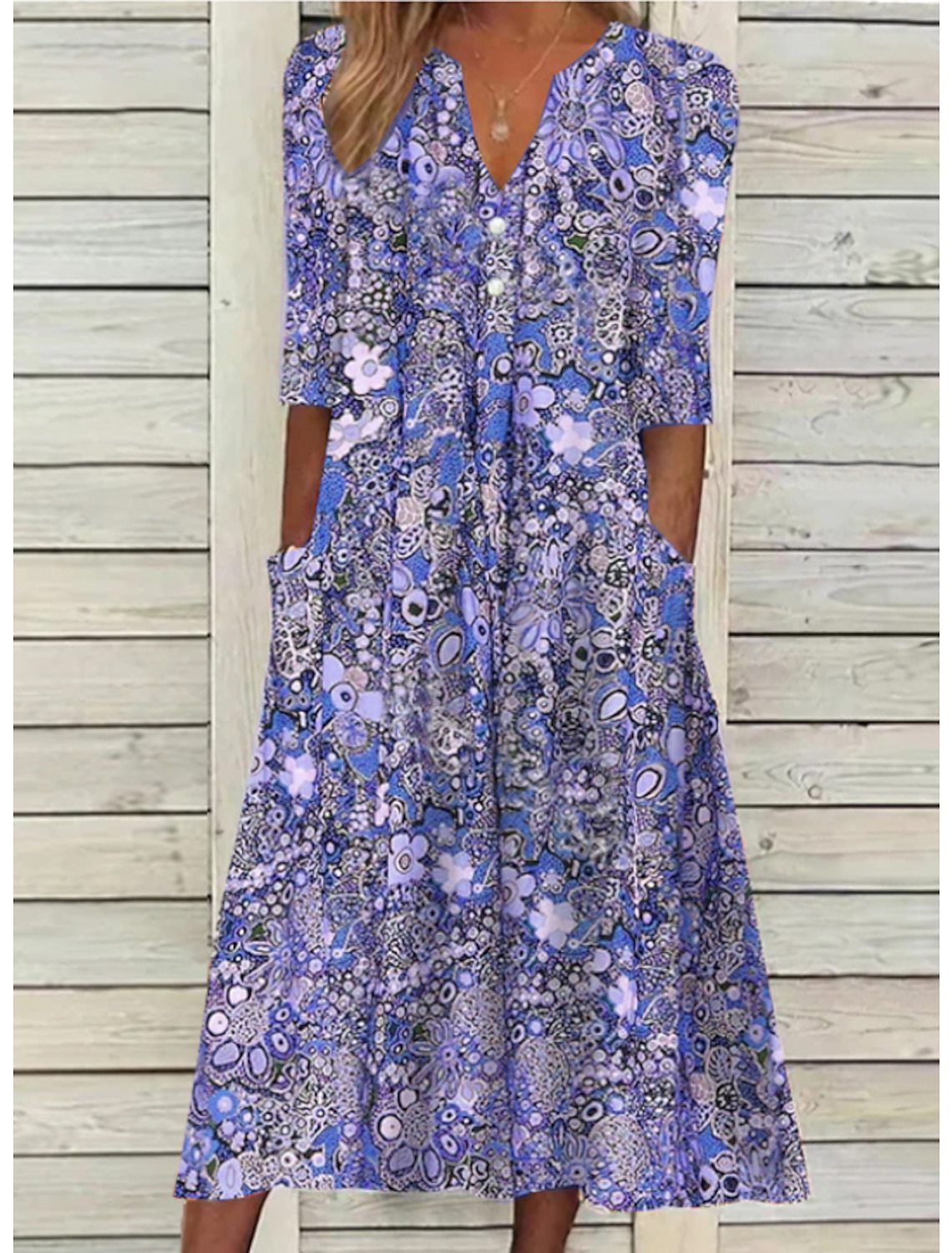 Robe de vacances décontractée à la mode pour femmes