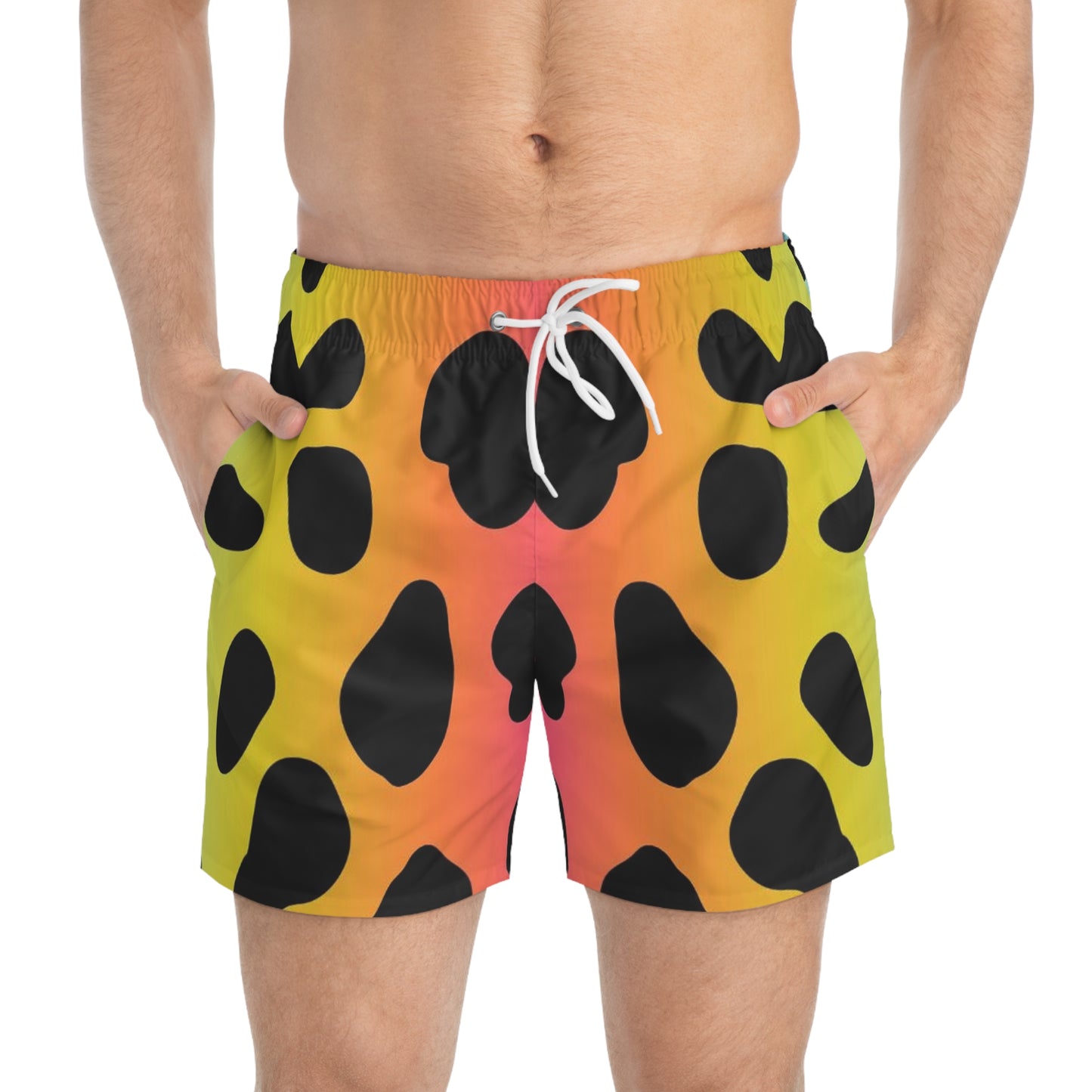 Colorful Jaguar - Inovax Swim Trunks