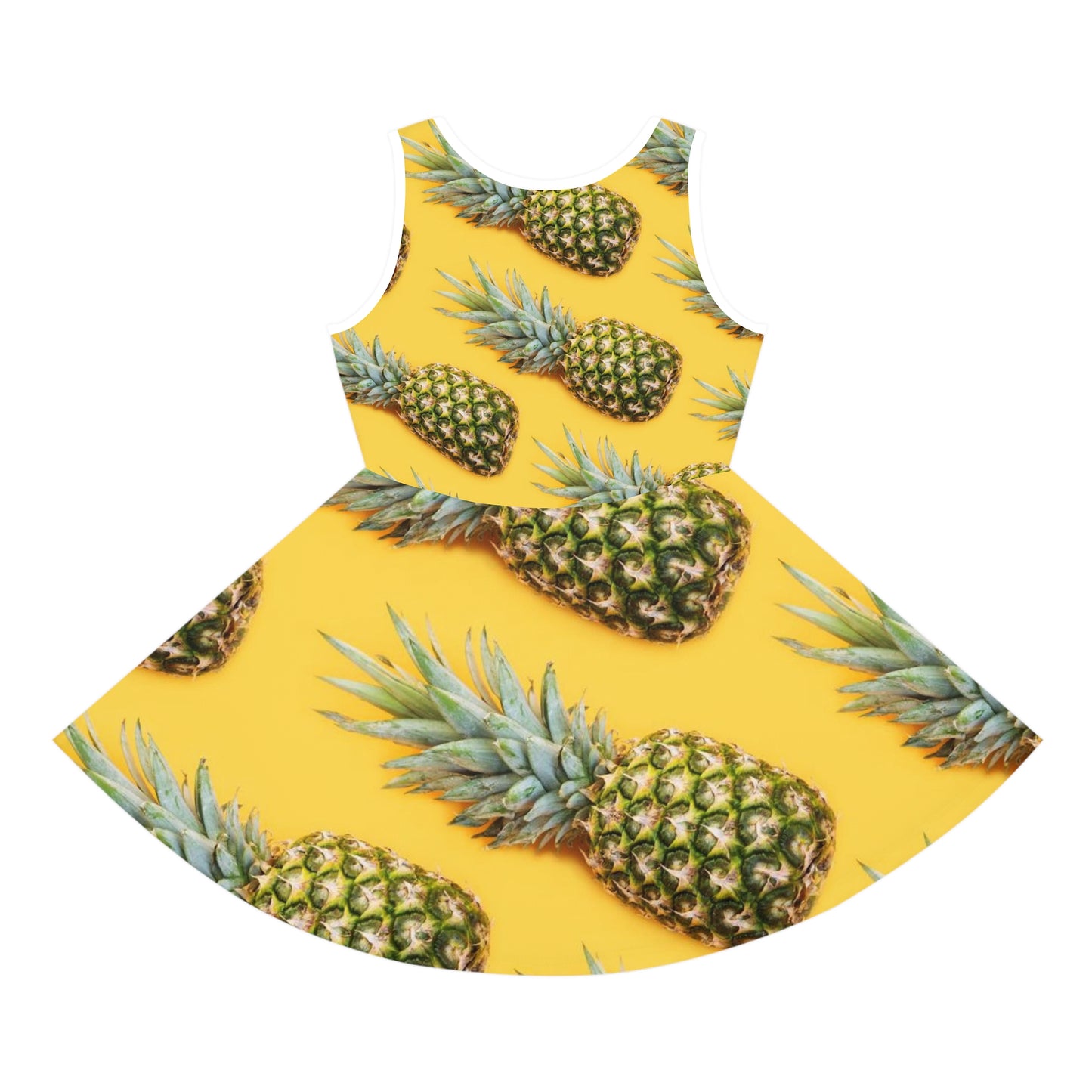 Pineapple - Inovax Girl's Sleeveless Sundress