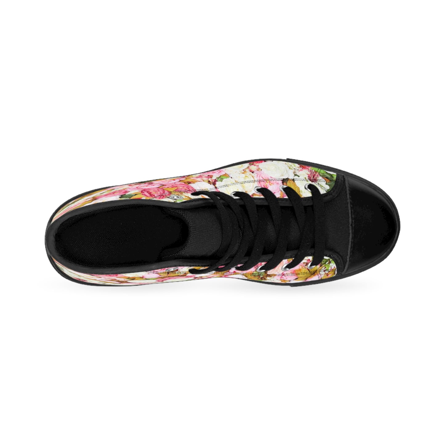 Pink Flowers - Inovax Women's Classic Sneakers