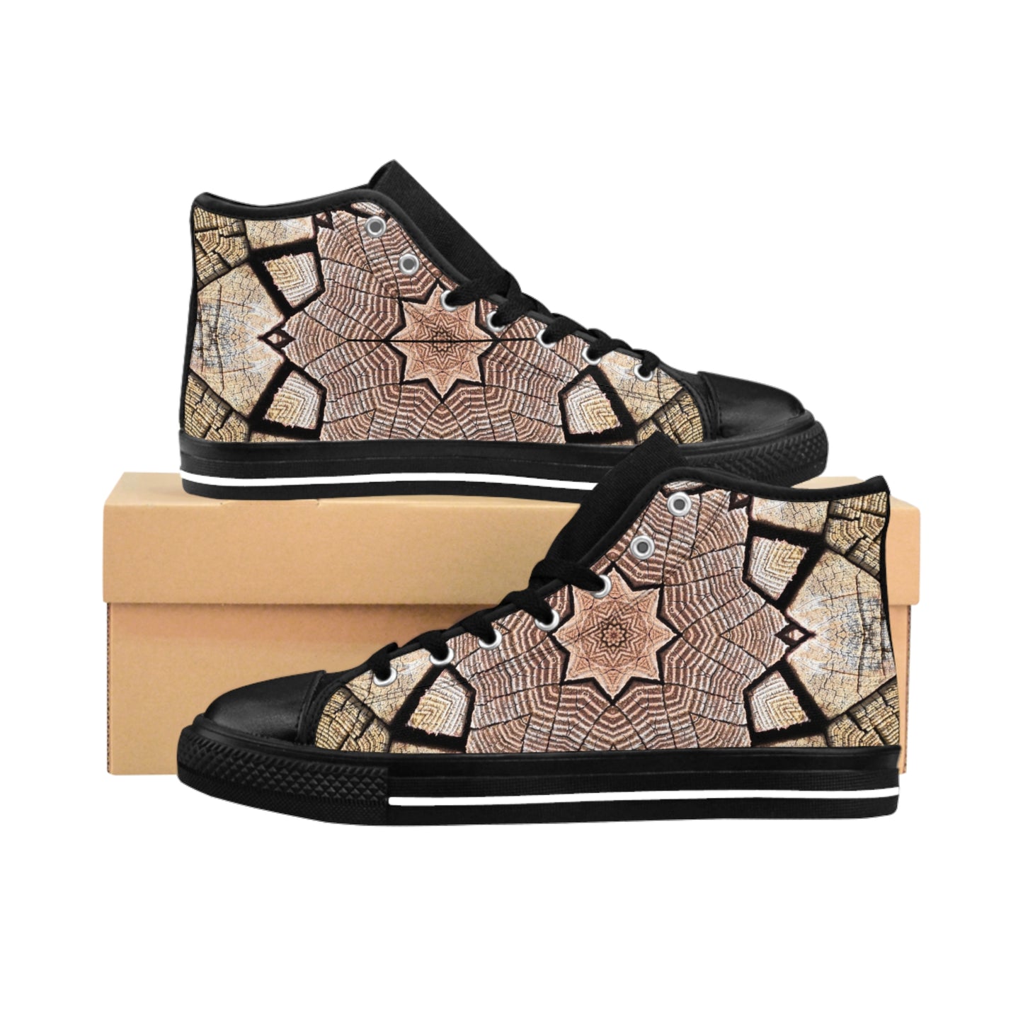 Mandala Marrón - Zapatillas Clásicas Inovax Mujer