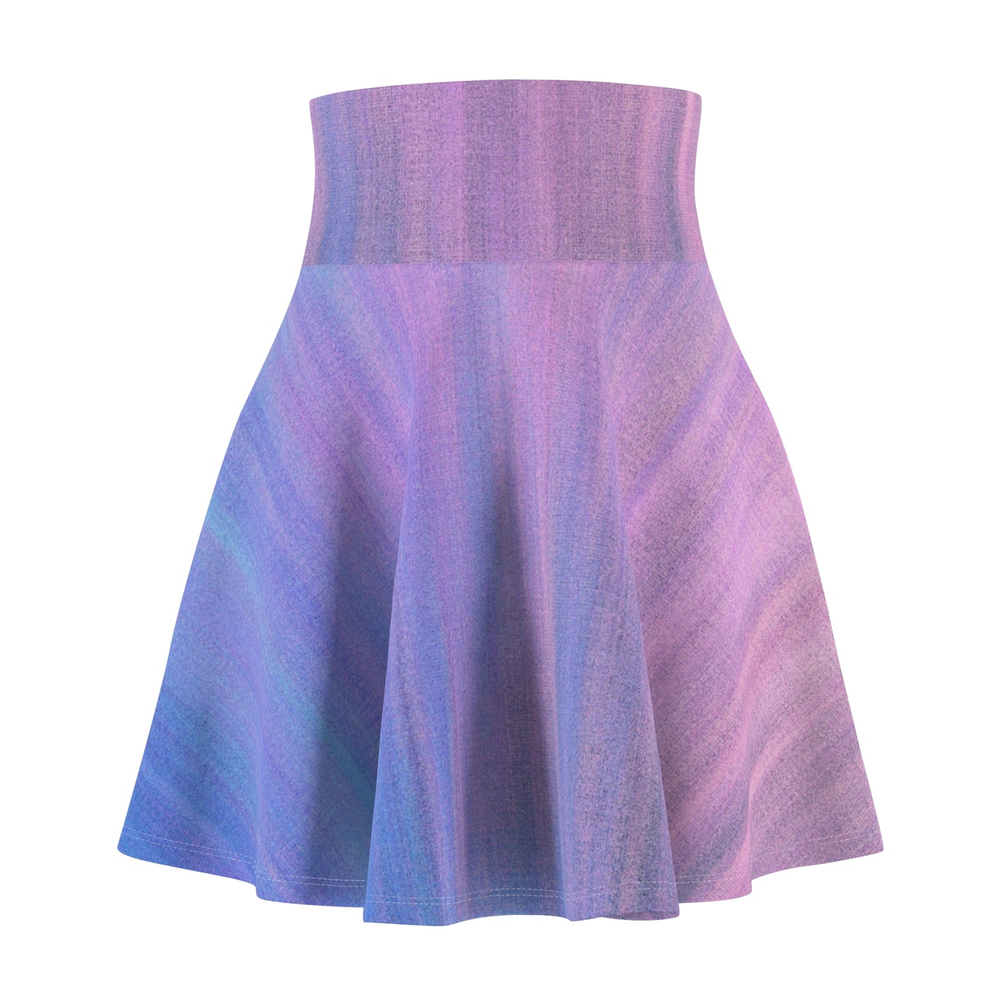 Azul y Morado Metalizado - Falda Skater Inovax Mujer