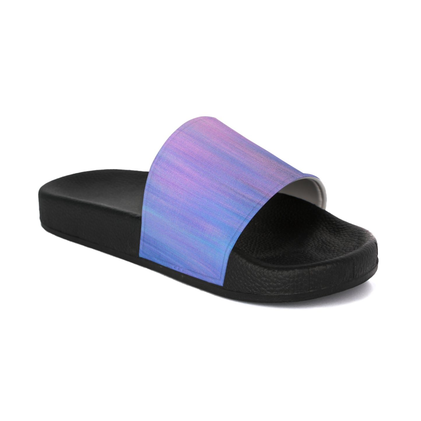 Blue & Purple Metalic - Inovax Women's Slide Sandal