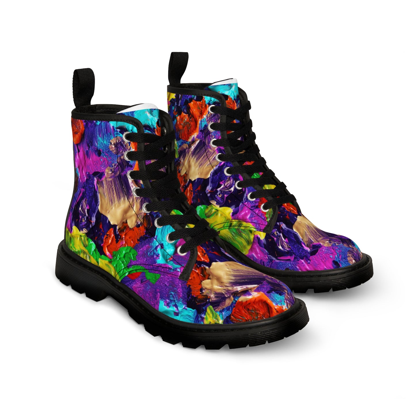 Peintures en couleur - Bottes en toile pour hommes Inovax