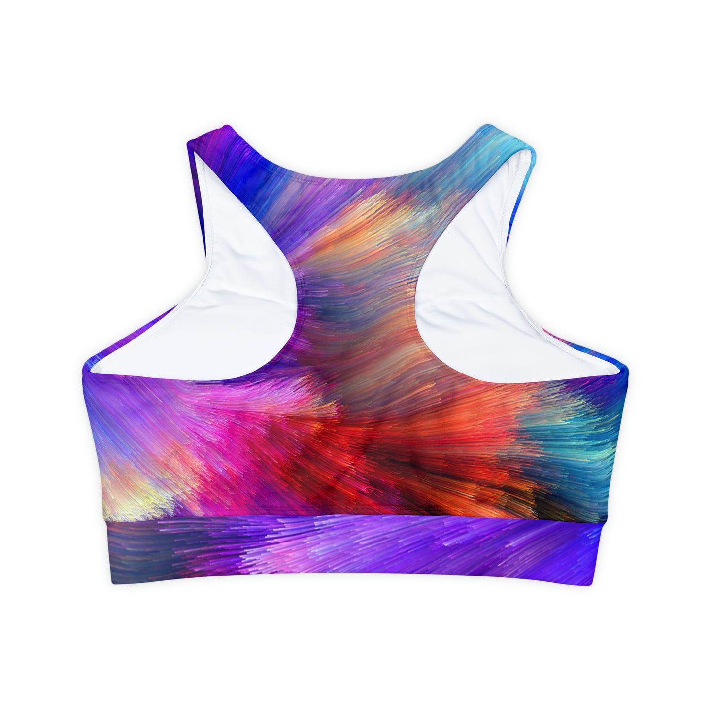 Neon Splash - Inovax Padded Sports Bra