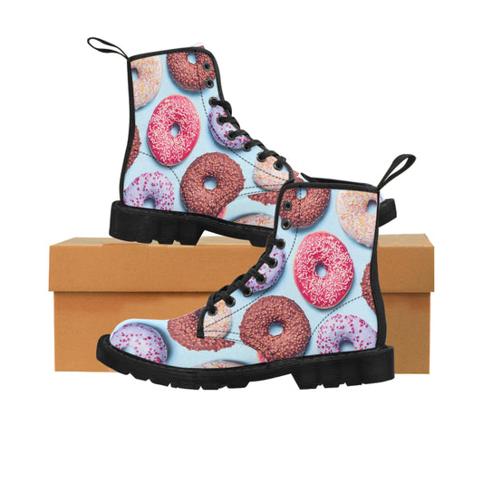 Donuts - Bottes en toile pour femme Inovax