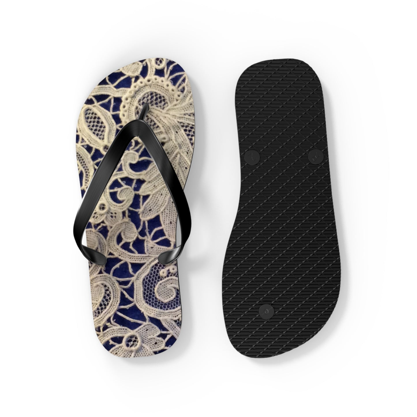 Golden and Blue - Inovax Flip Flops