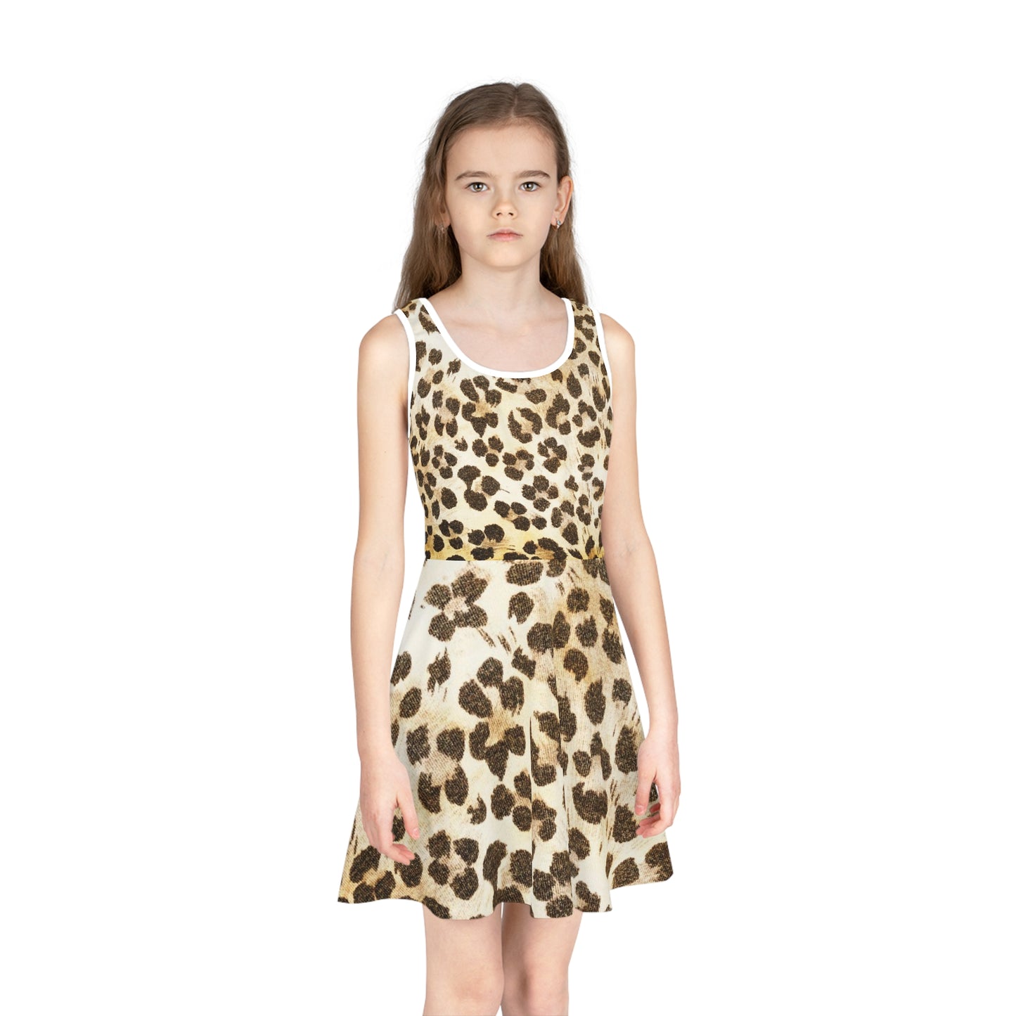 Cheetah - Inovax Girl's Sleeveless Sundress